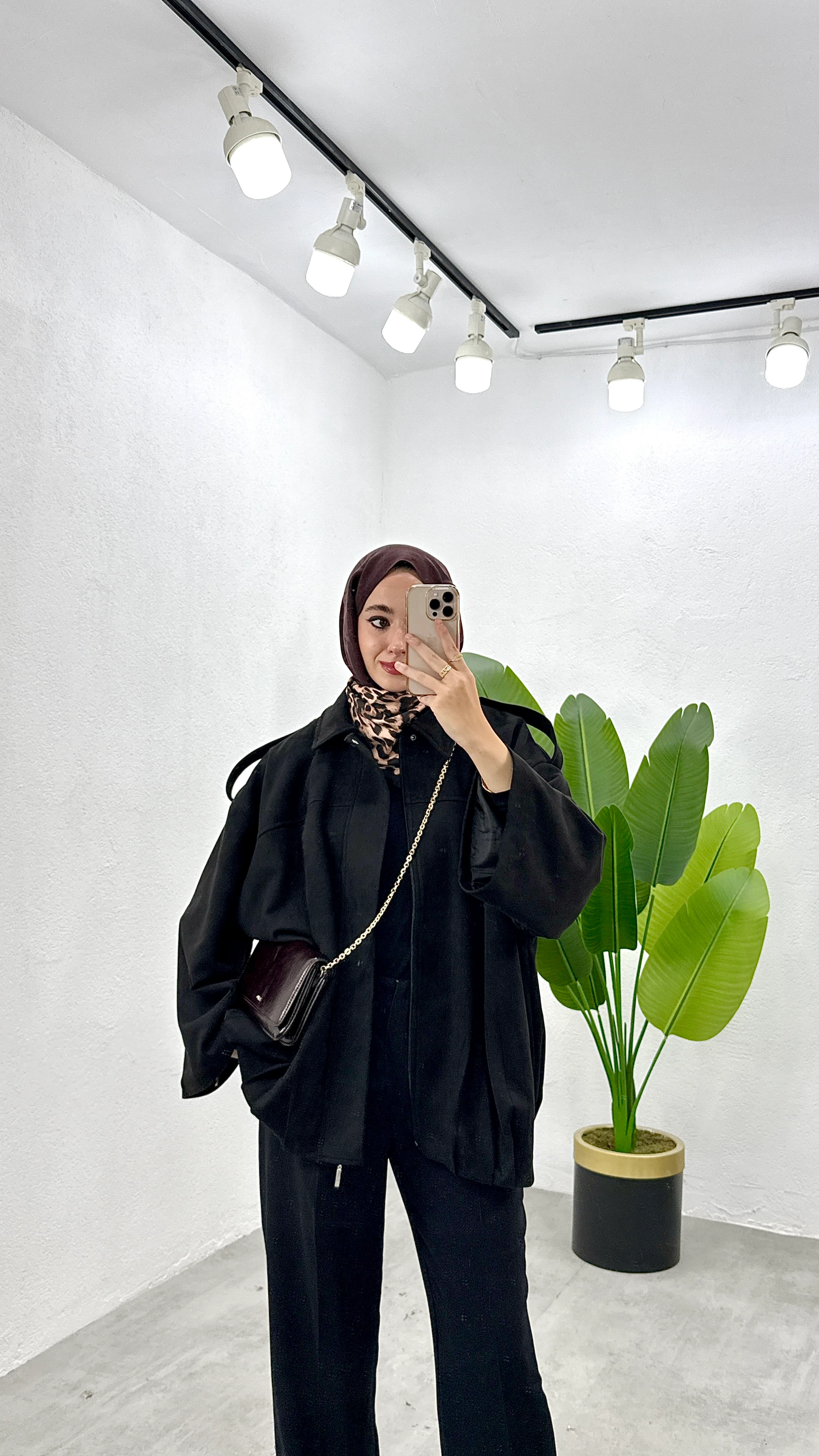 Bomber Süet Ceket - Siyah