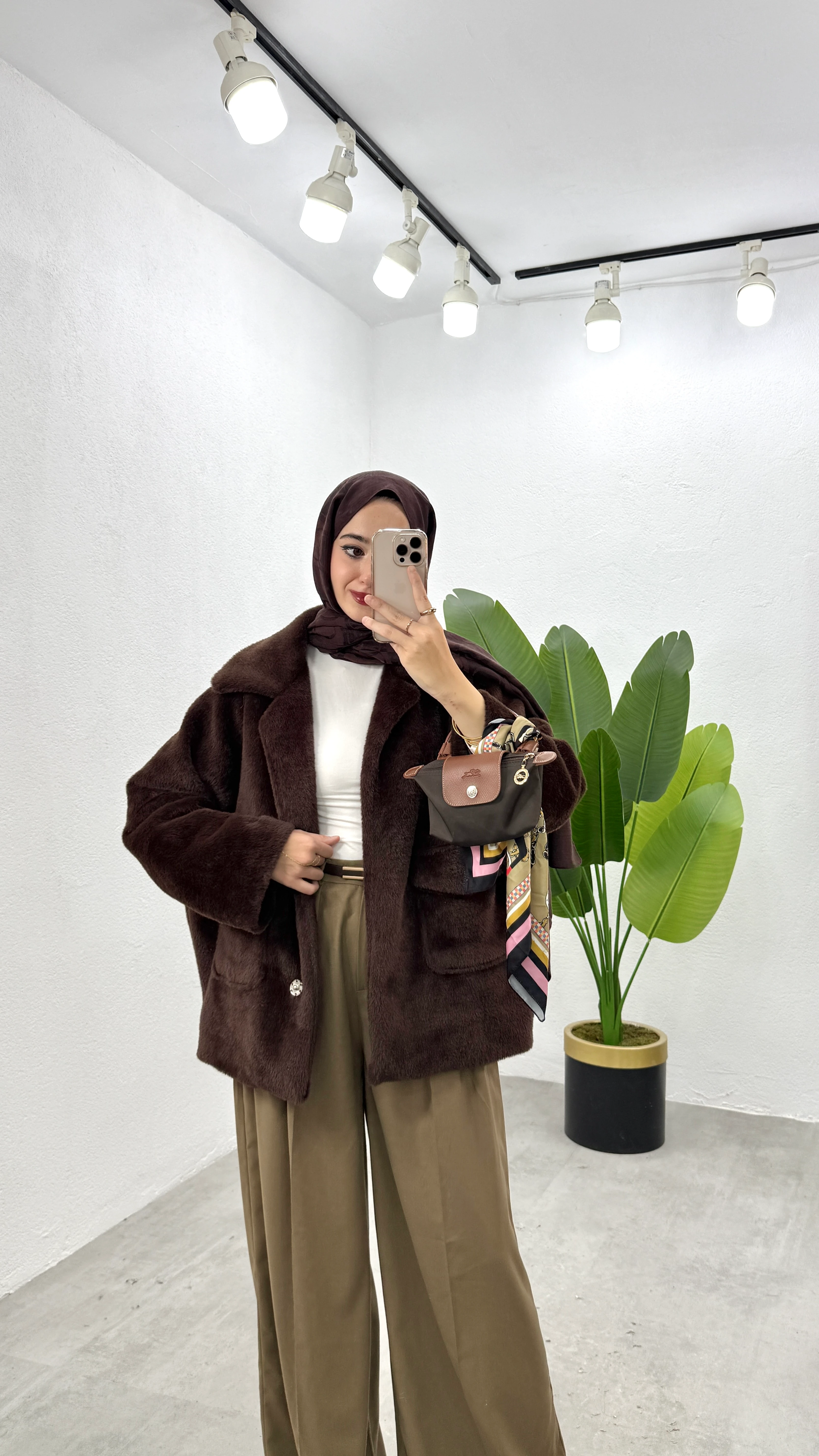 Roma Premium Kürk - Kahve