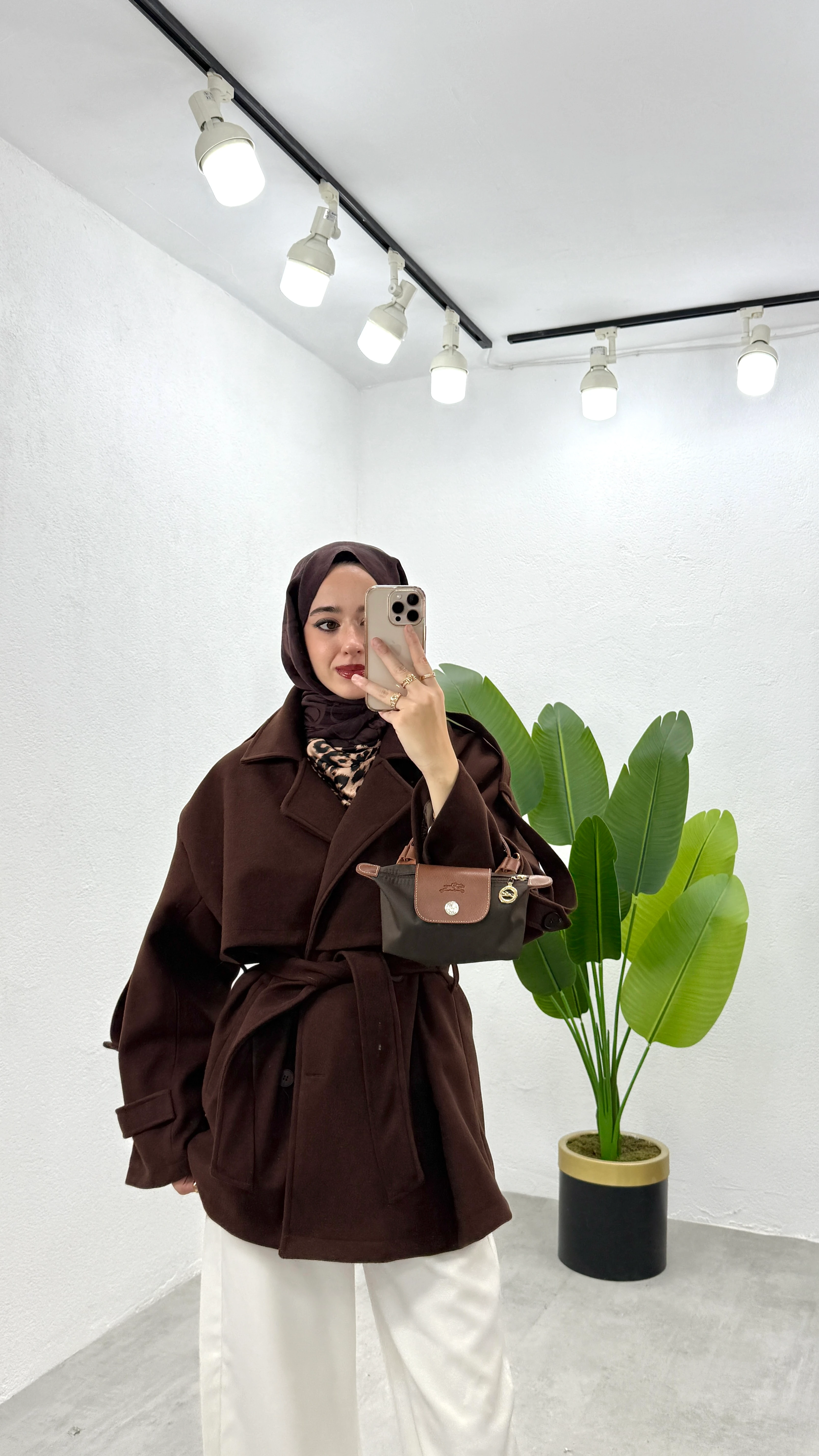 Araboy Kaşe Kaban - Kahve