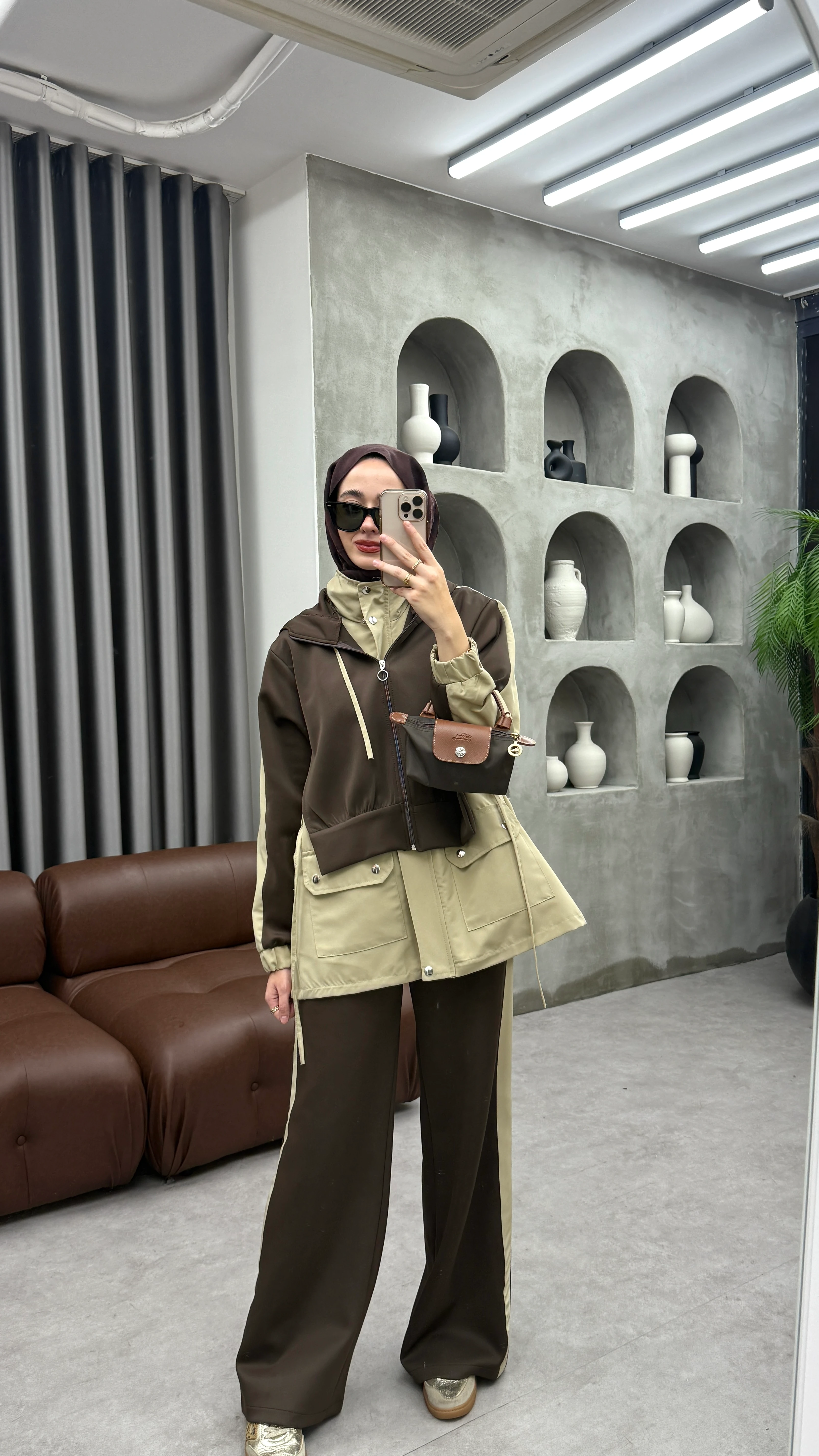 Premium Scuba İkili Takım - Kahverengi