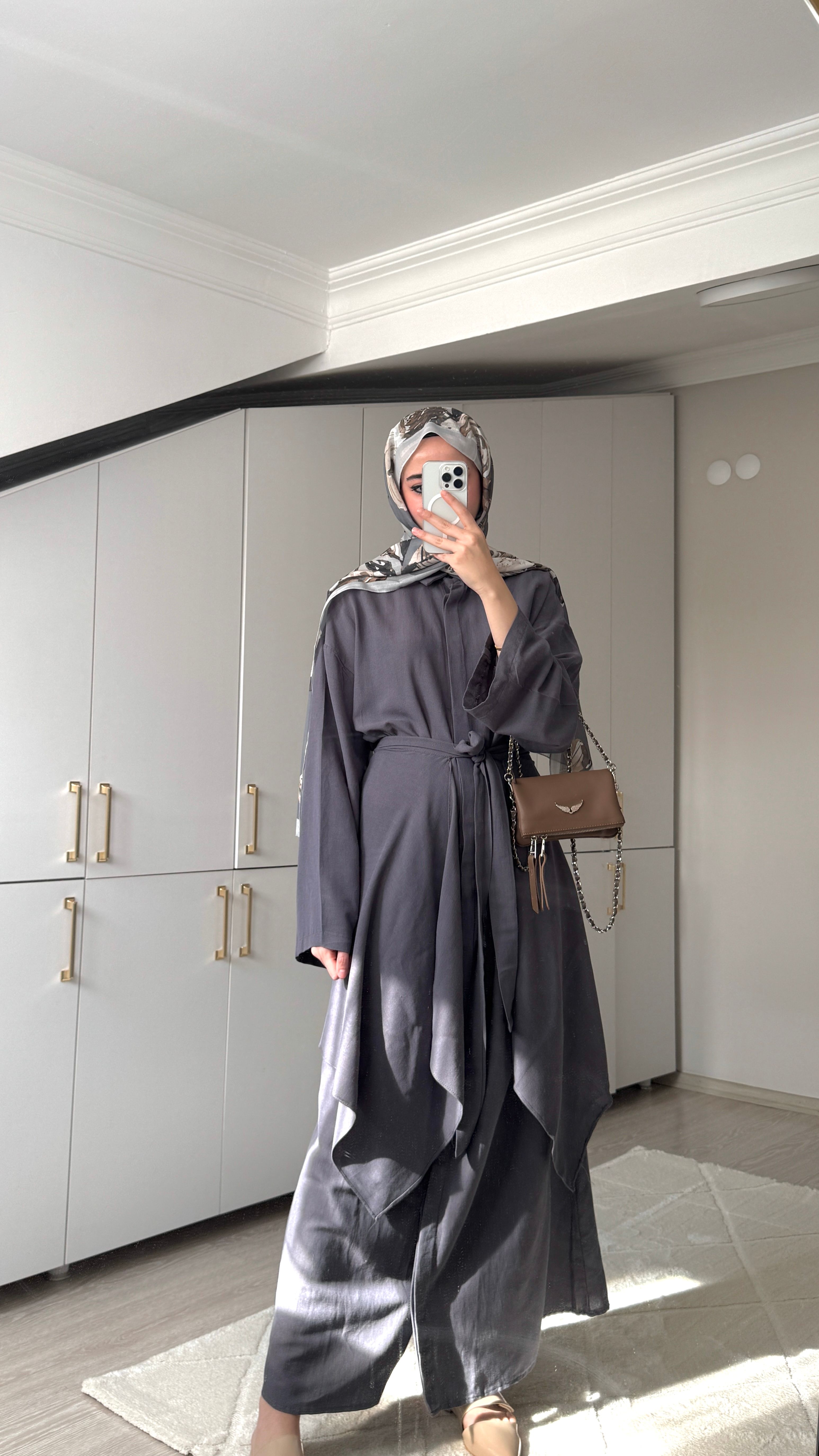 Keten Kimono Elbise