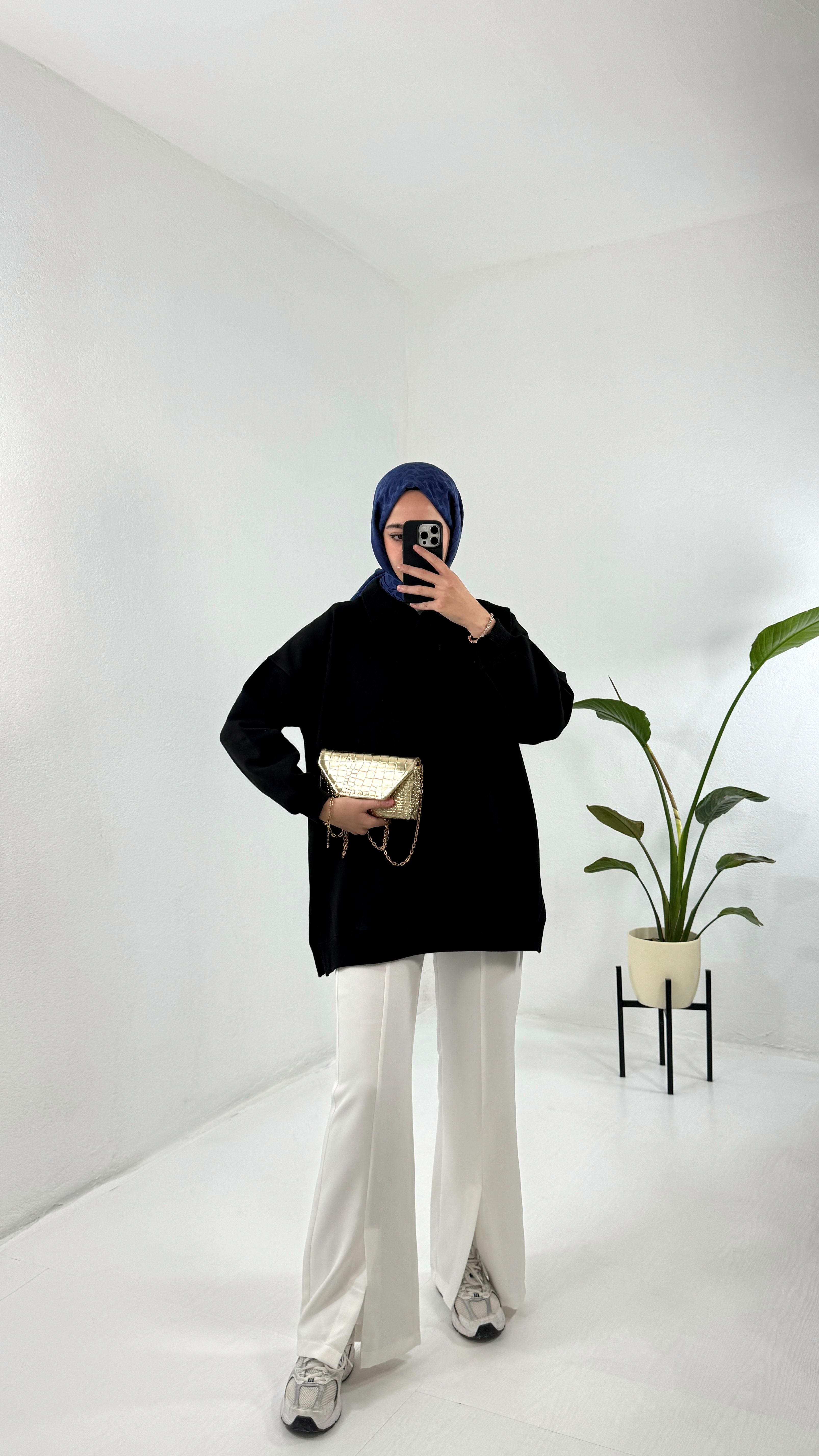 Polo Sweat - Siyah
