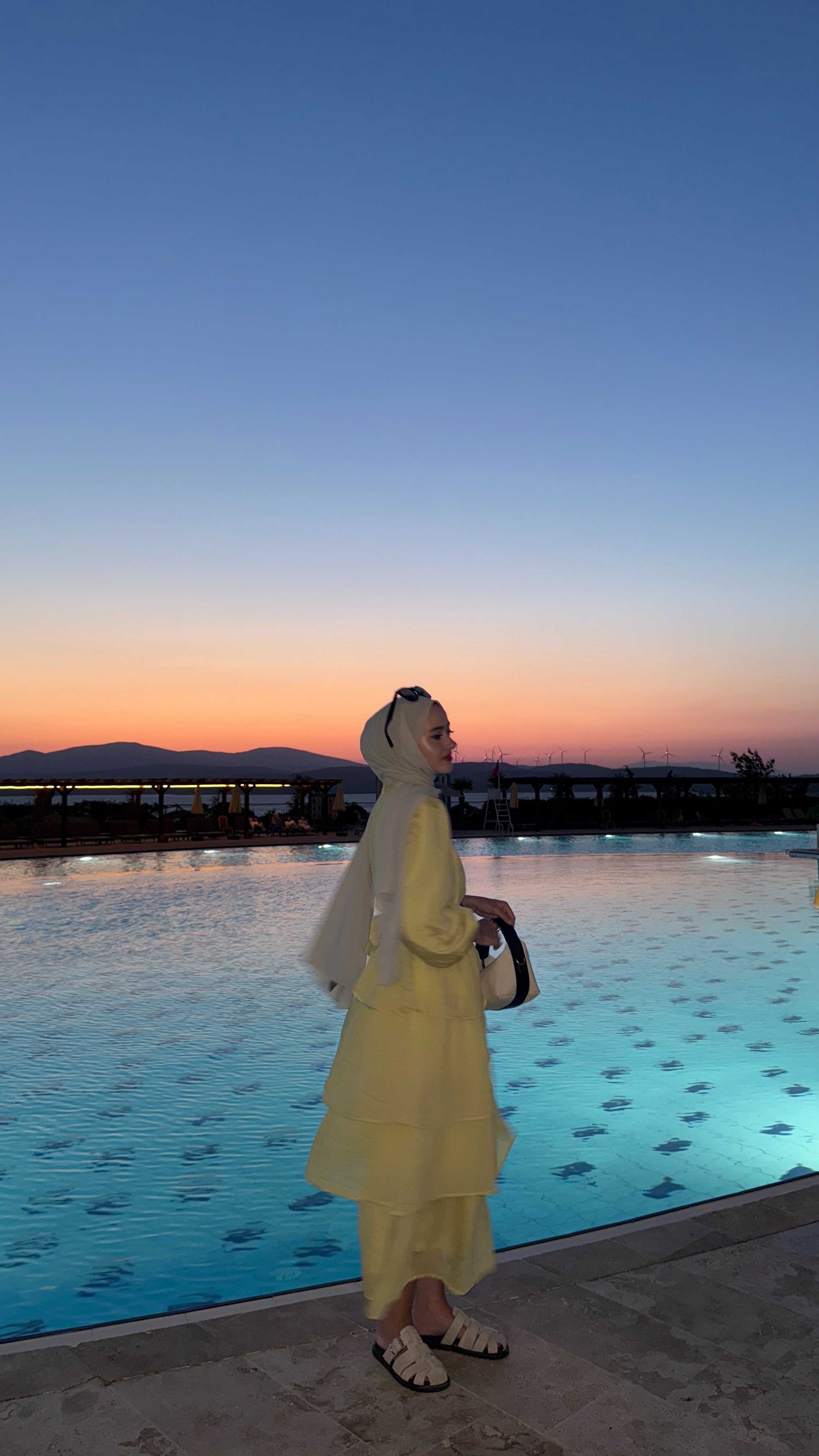 Katy Fırfırlı Elbise  - Hardal