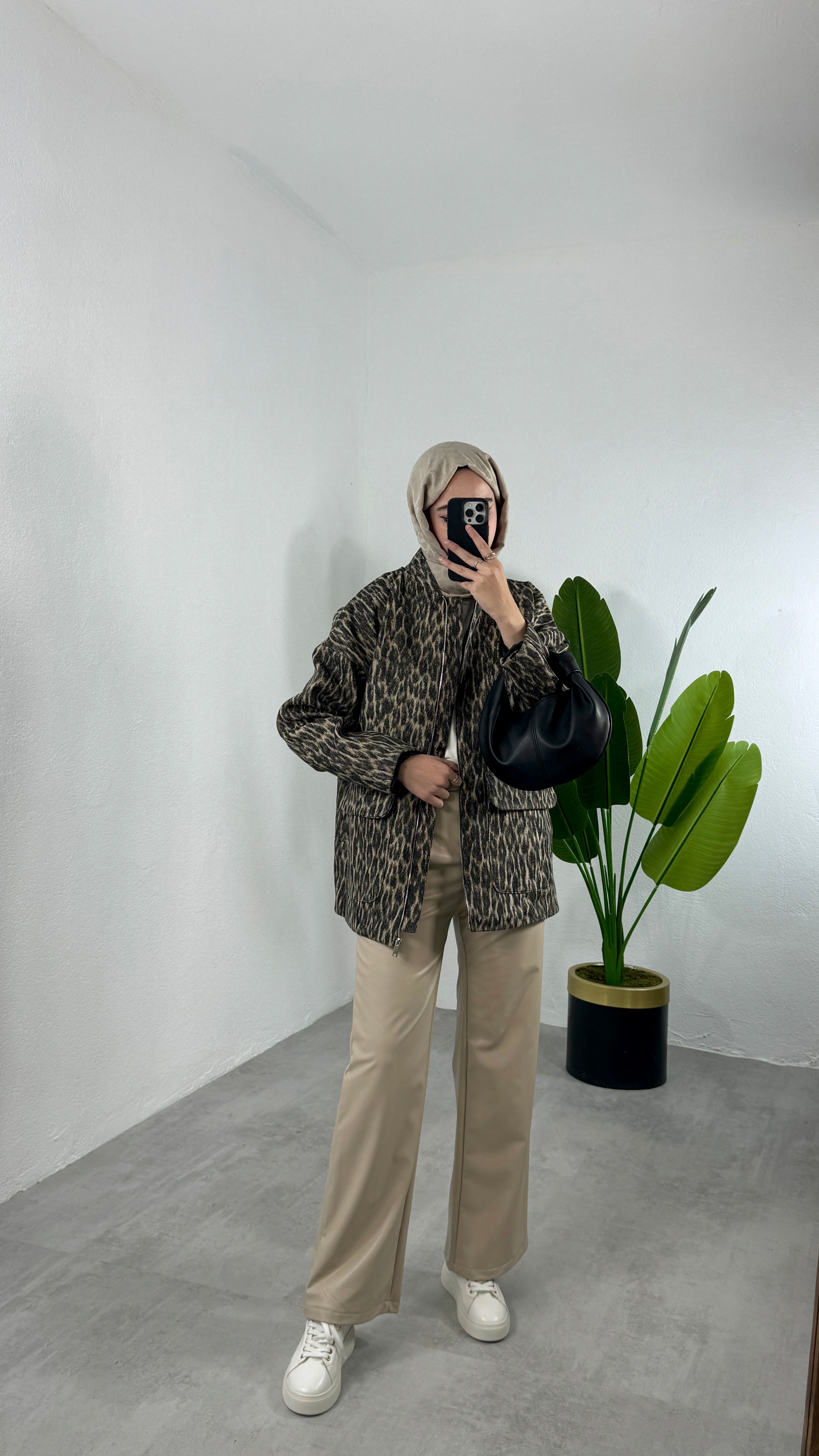 Massimo Leopar Mont Ceket