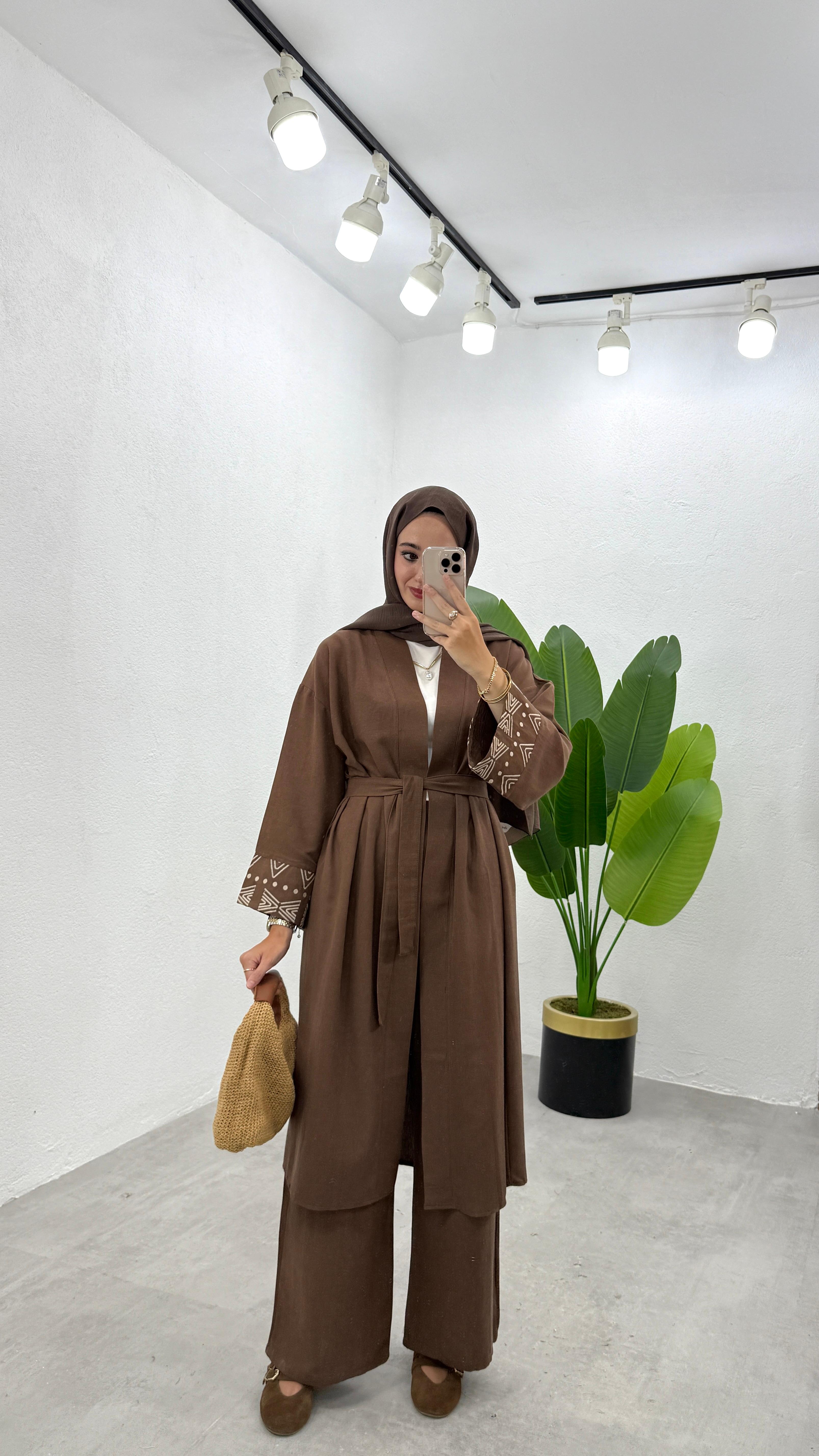 Nakışlı Kimono Takım