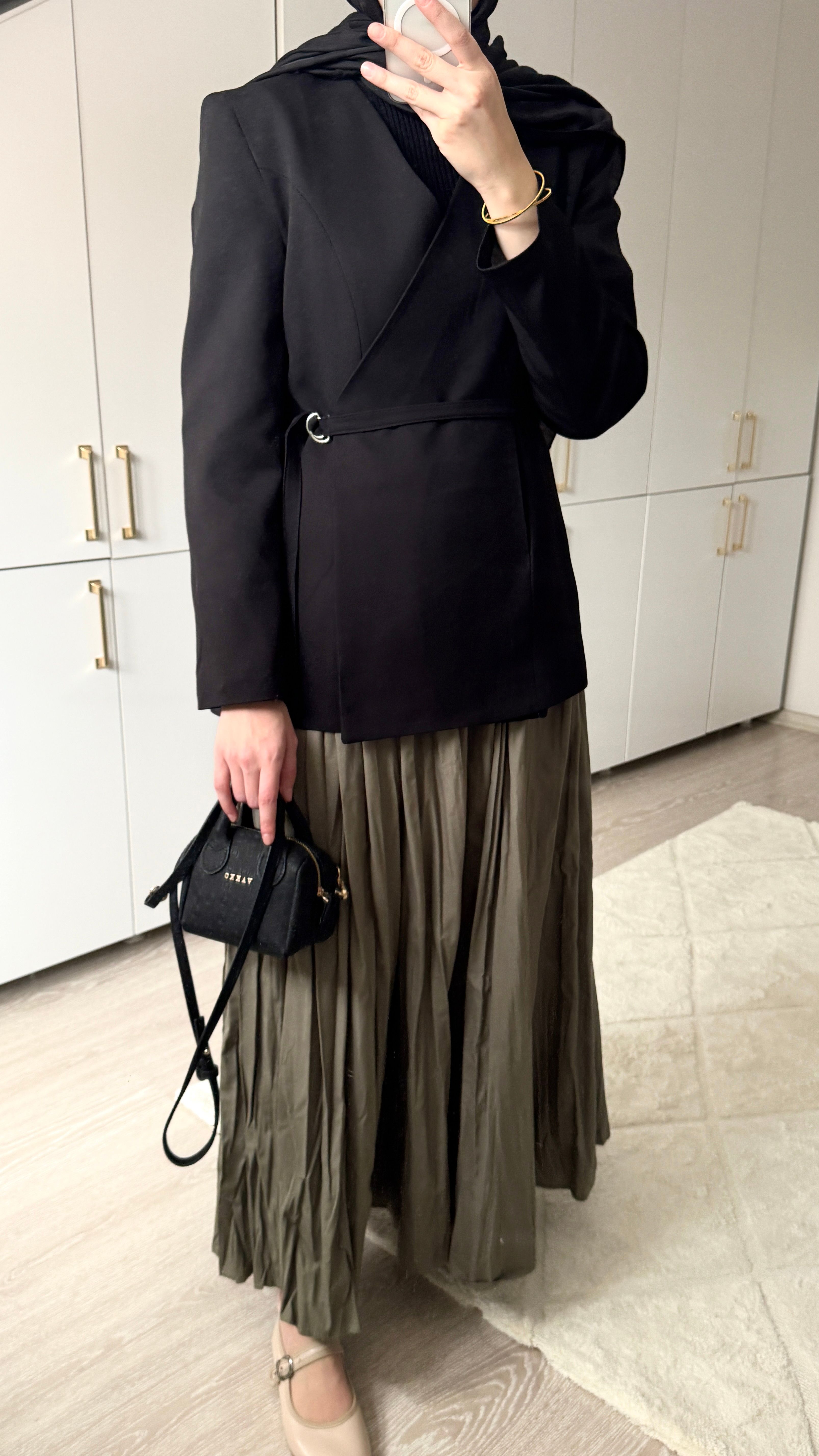 Tasarım Blazer Ceket - Siyah