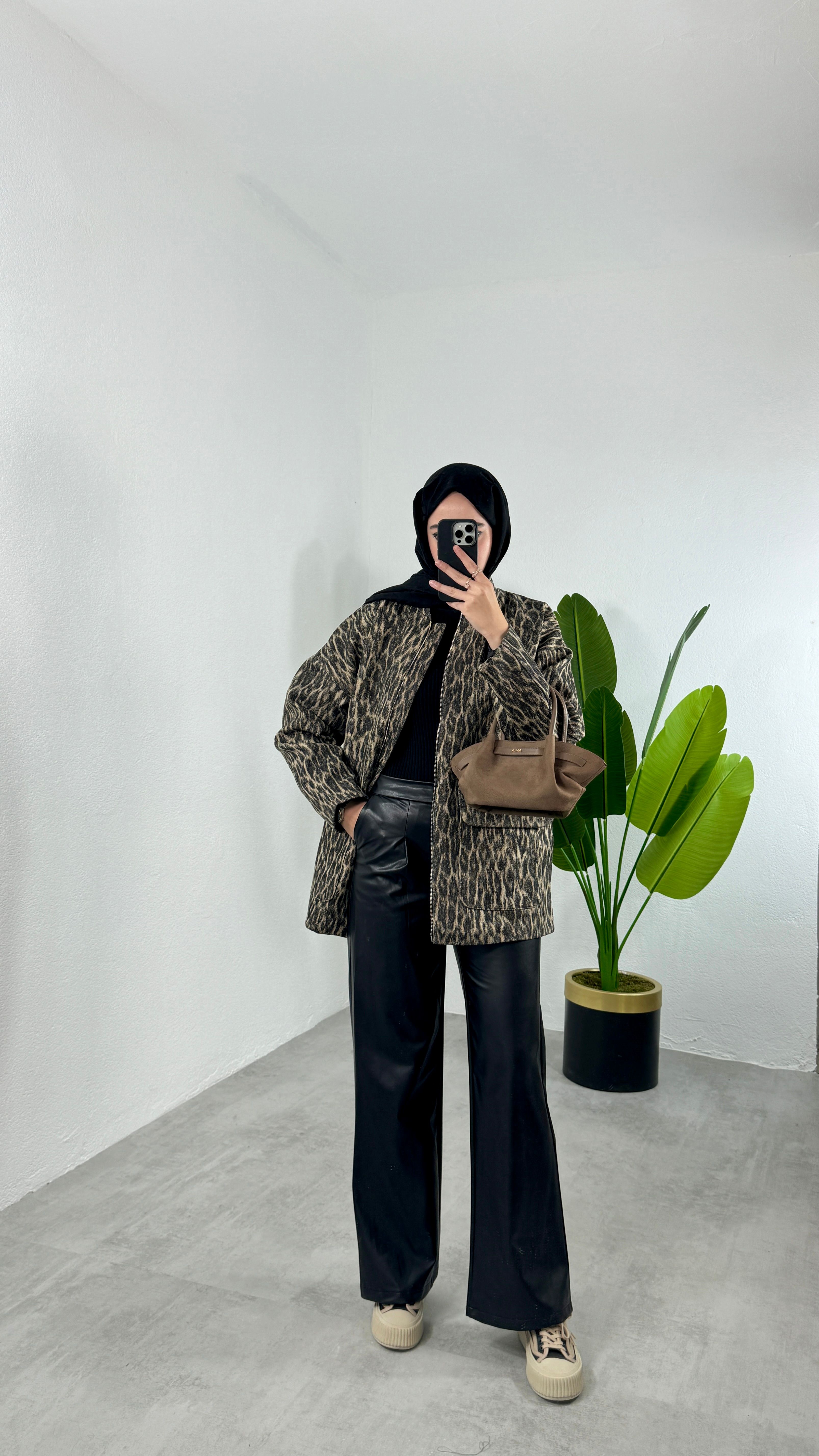 Massimo Leopar Mont Ceket