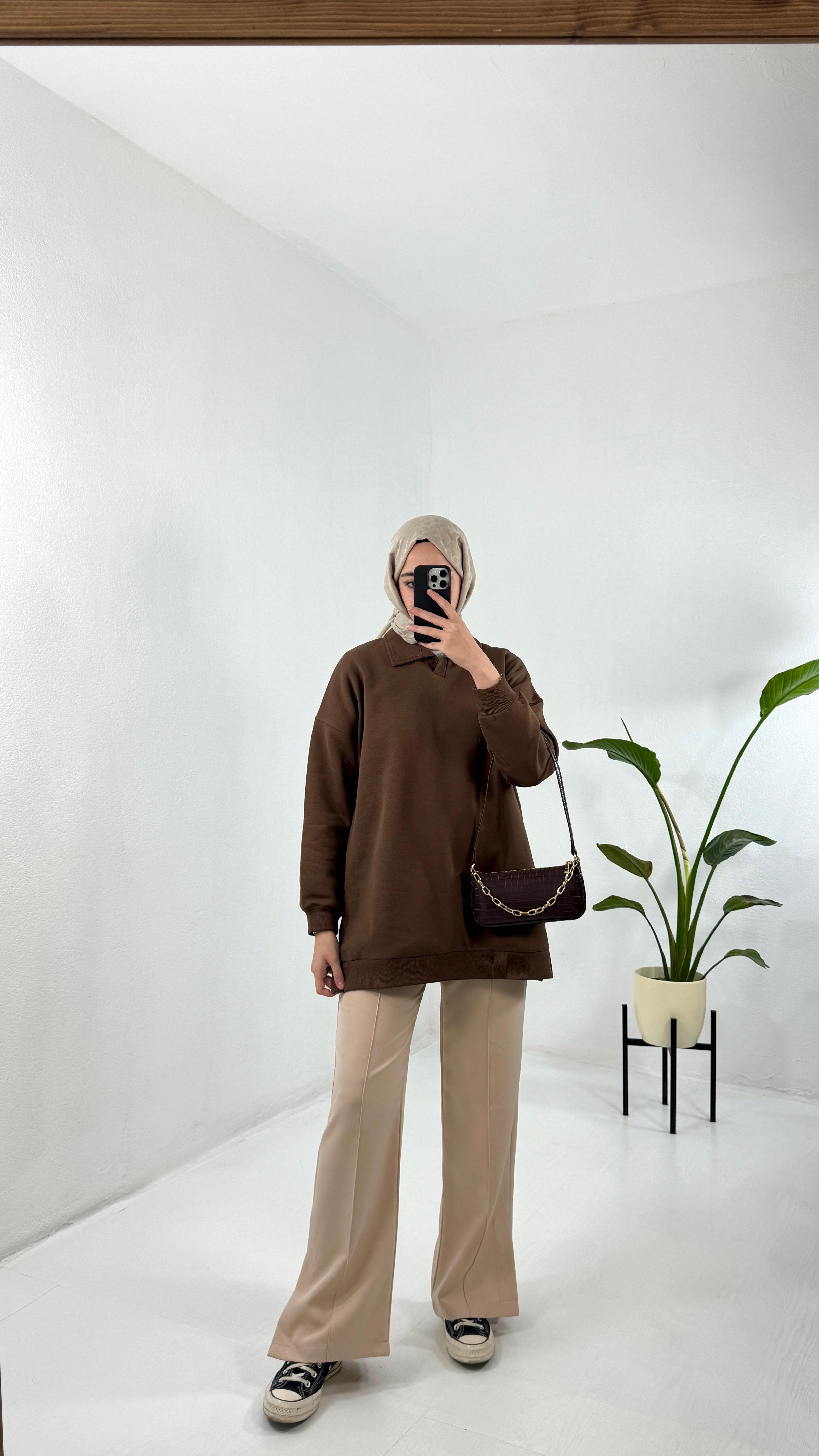 Polo Sweat - Kahve