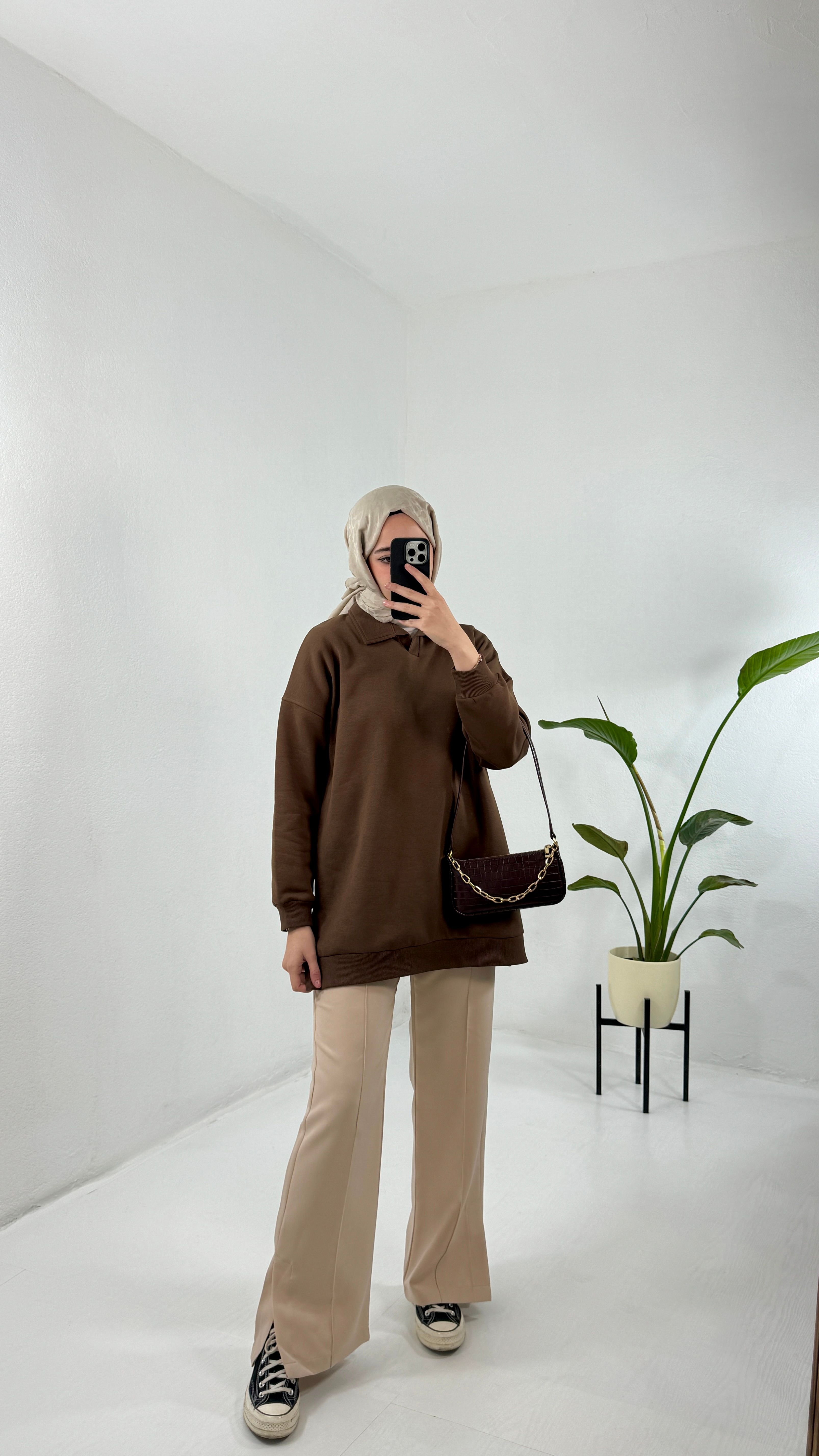 Polo Sweat - Kahve