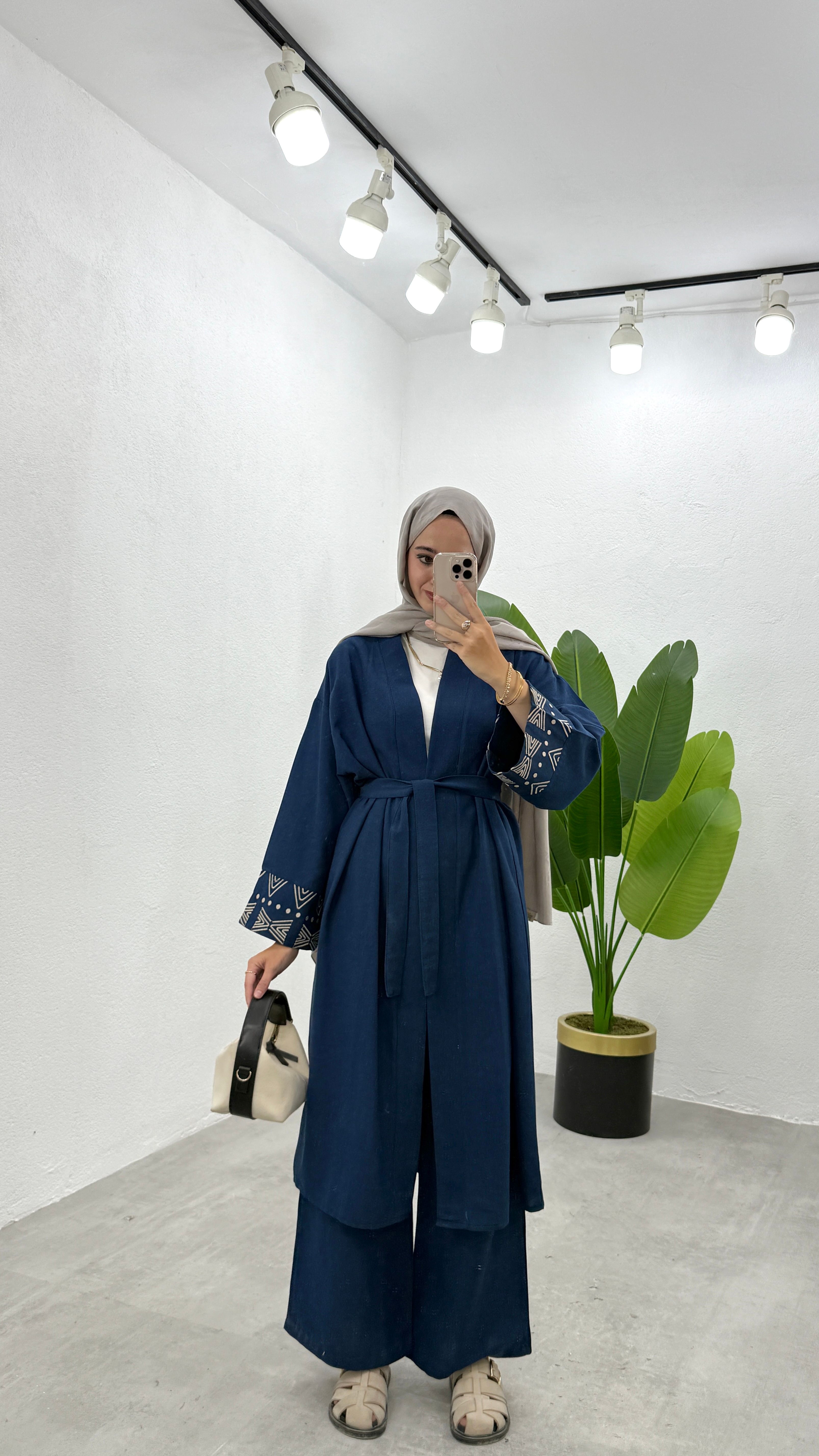 Nakışlı Kimono Takım