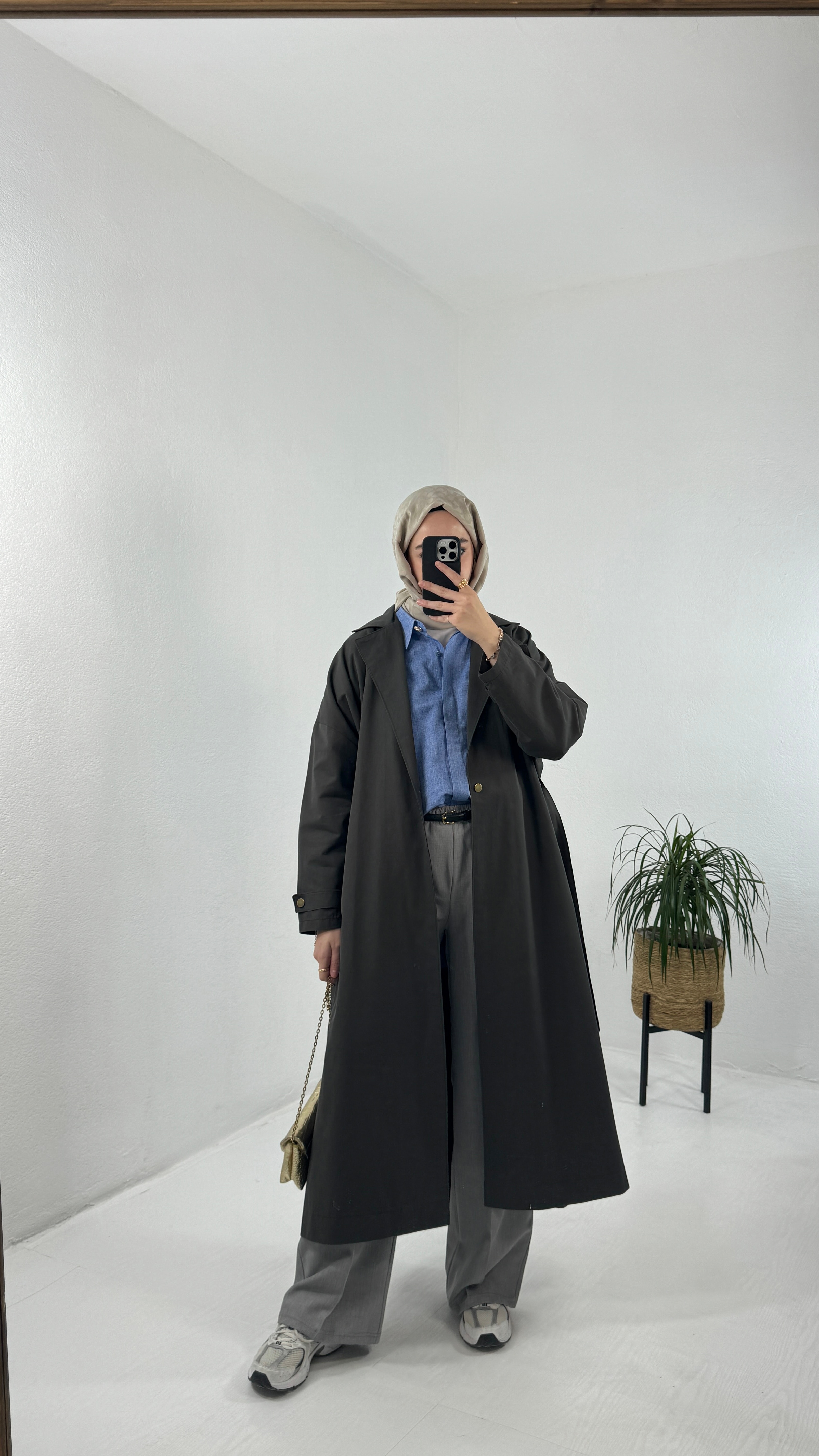 Zena Çıtçıtlı Trençkot