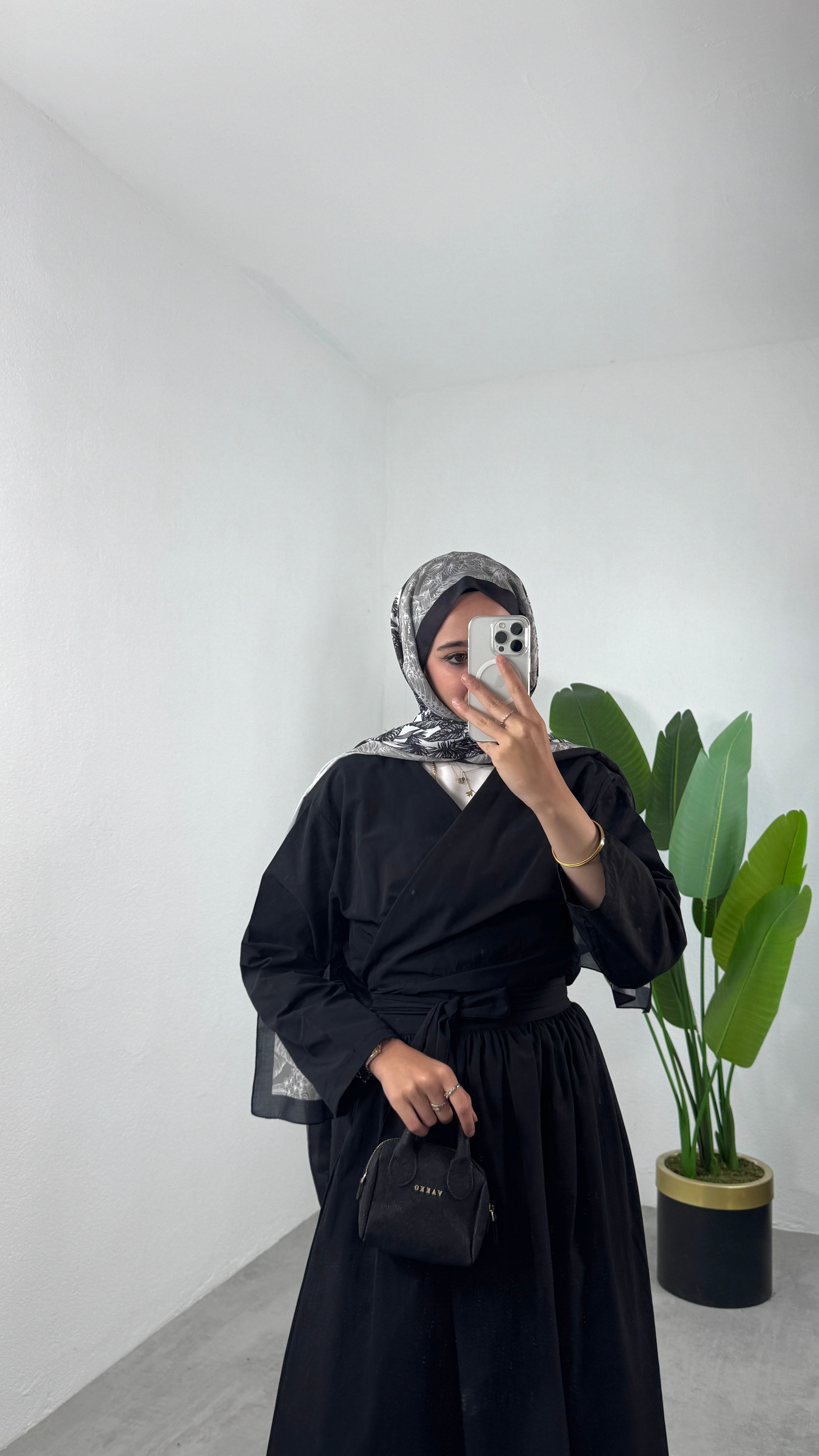 Bağlamalı Kimono Etekli Takım