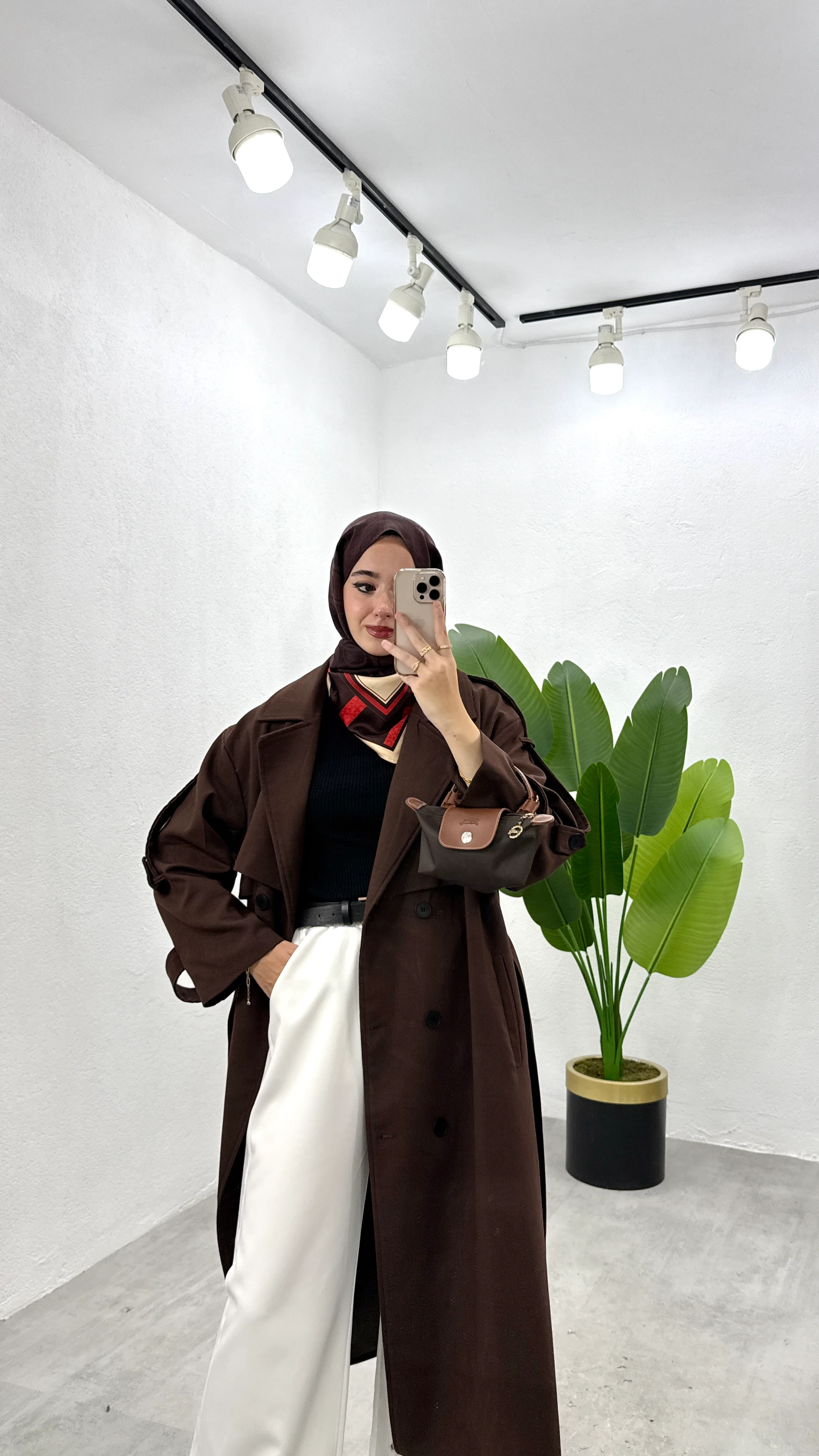 Tasarım Astarlı Trençkot