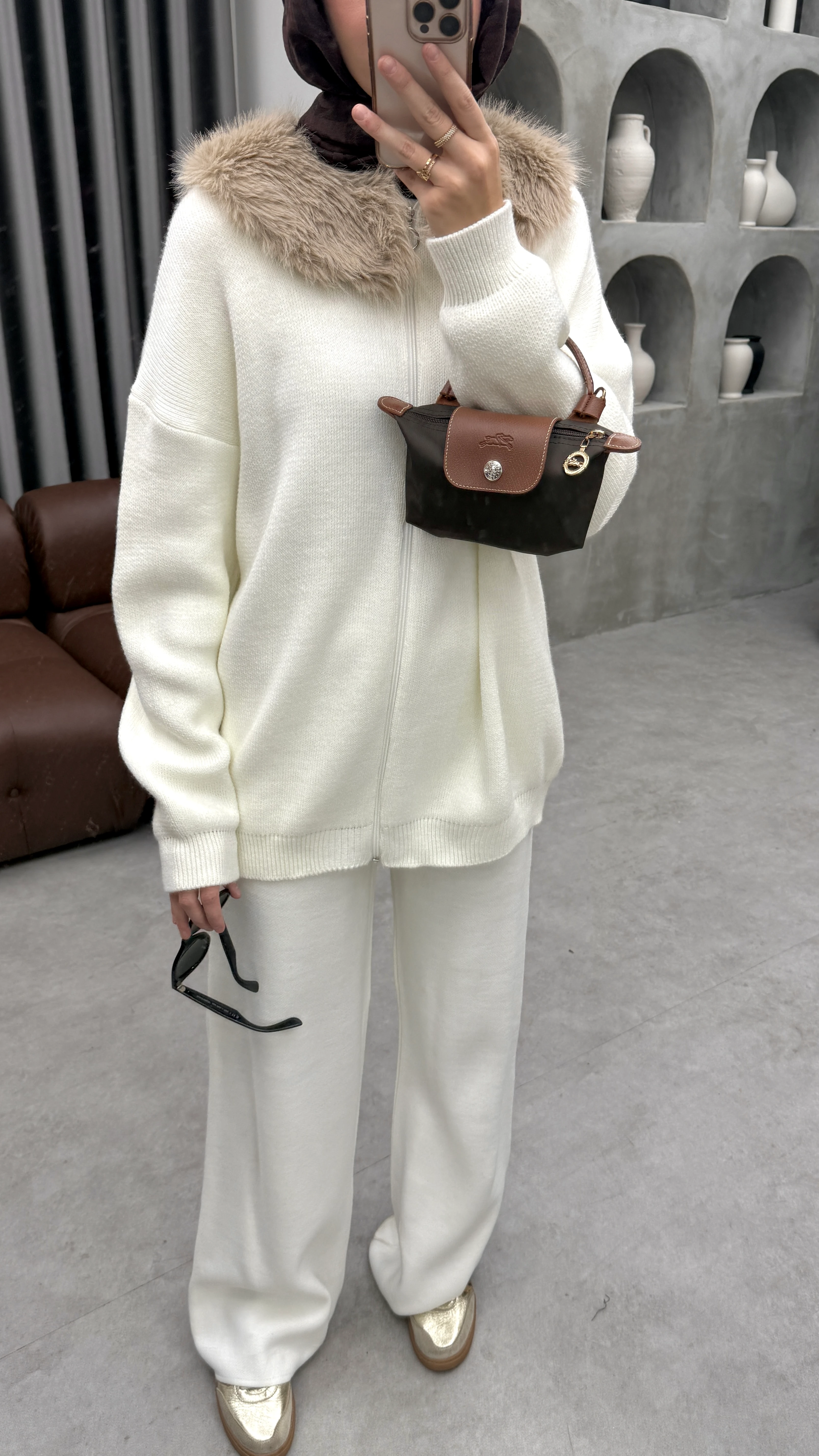 Loli Kürklü Triko Takım