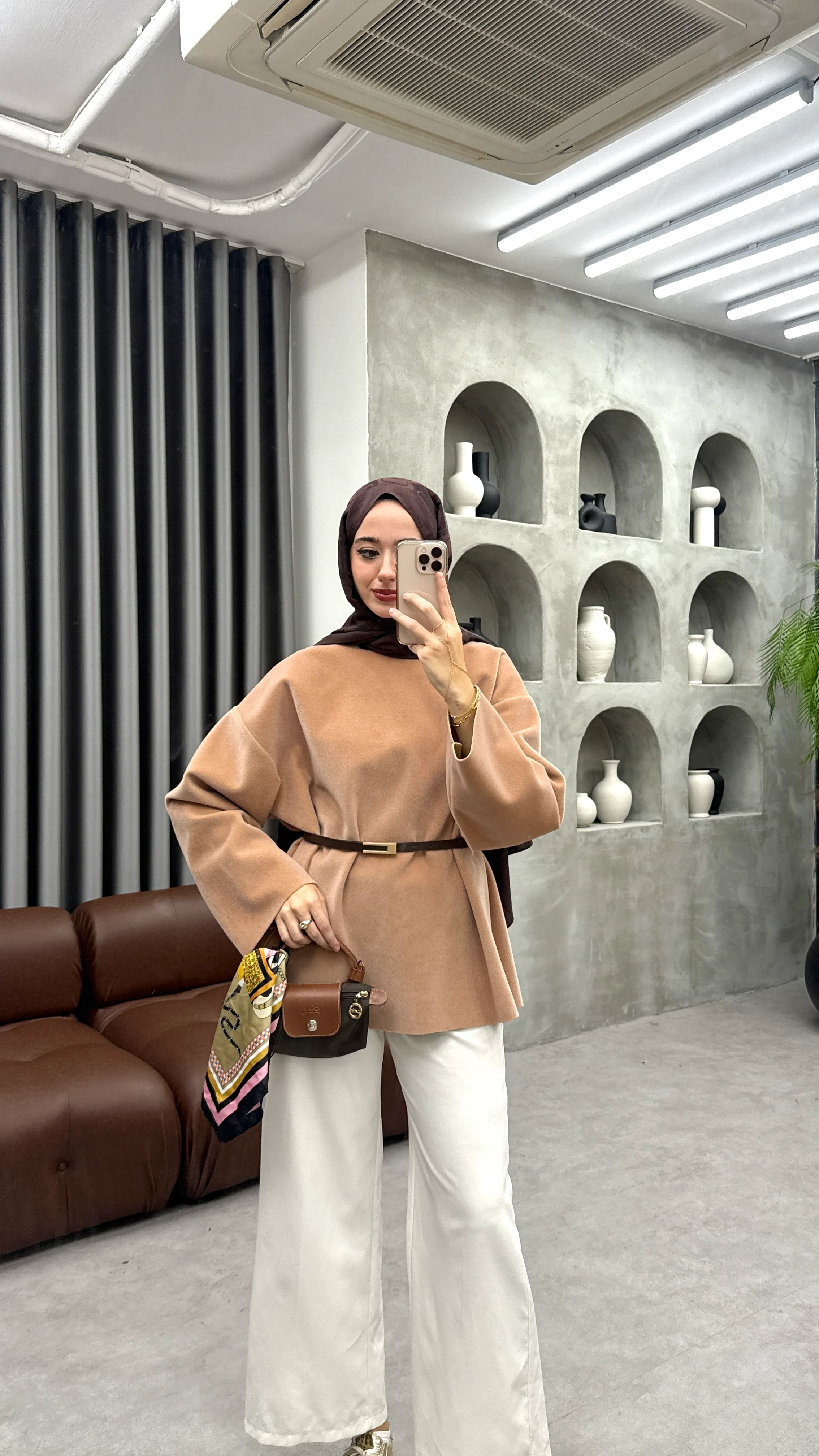 Qua Tay Tüylü Kazak - Camel