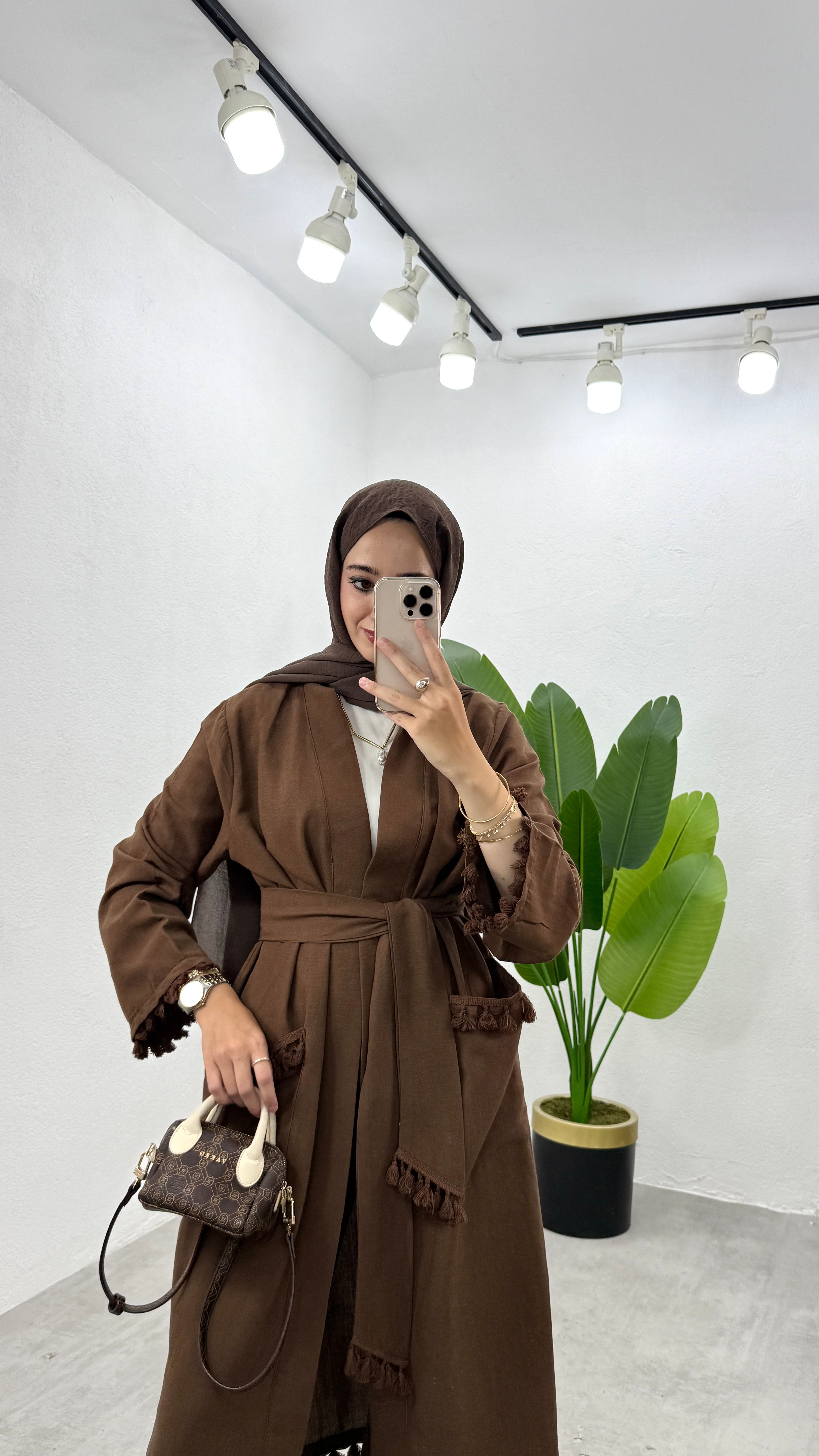 Püsküllü Kimono Takım