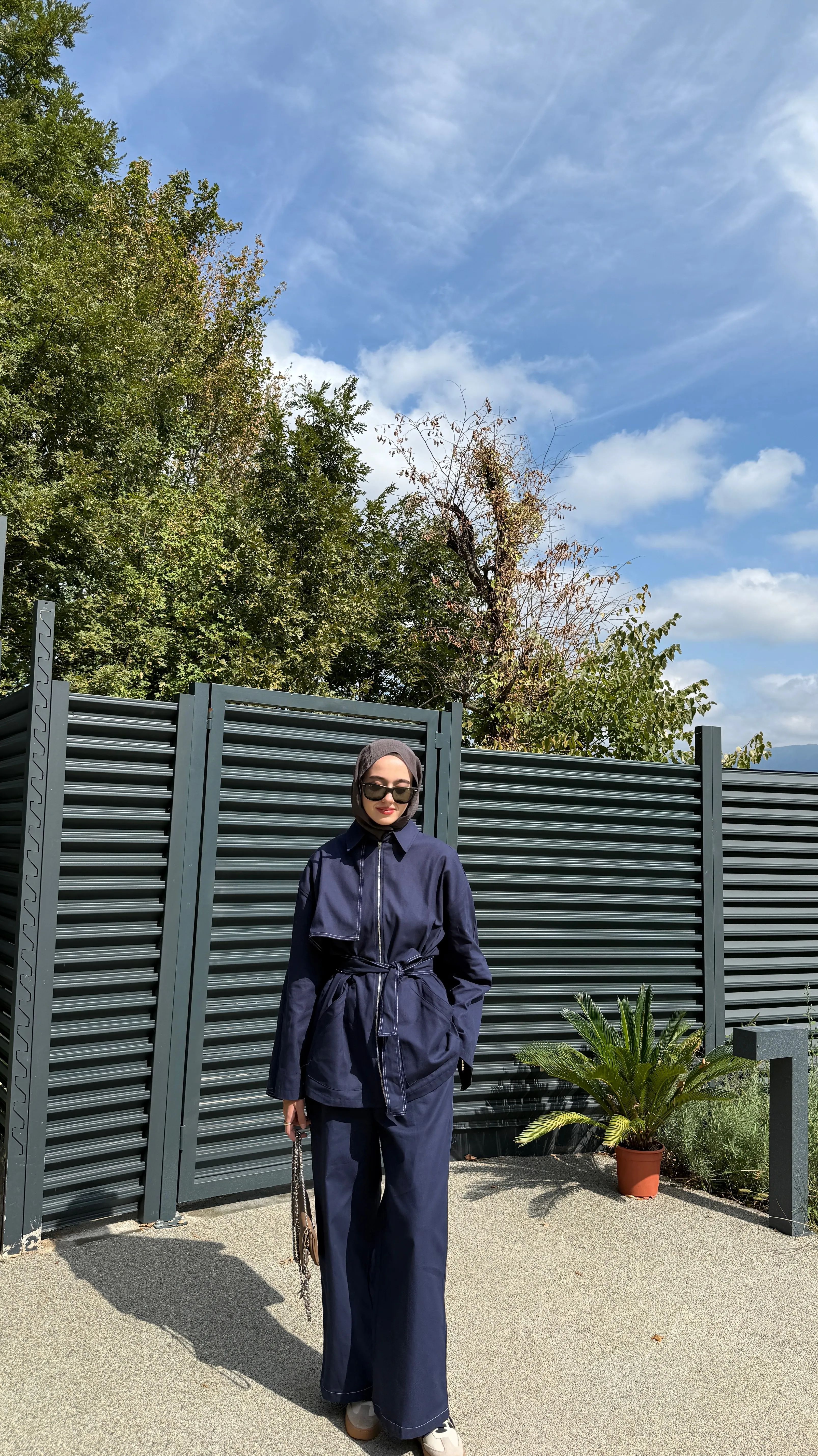 Gabardin Kapaklı Takım