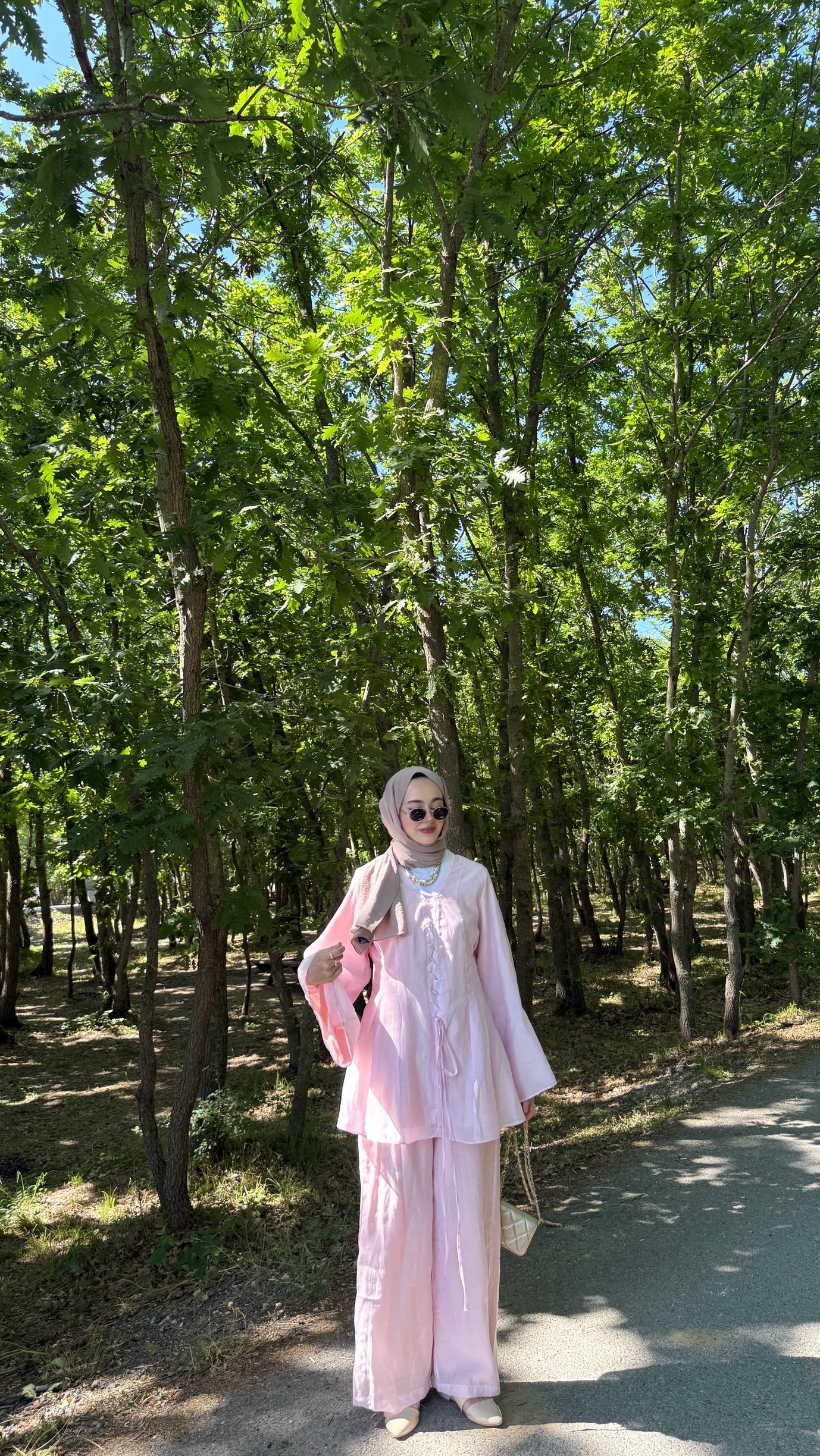 Ahu Pamuk Vual Takım - Pembe
