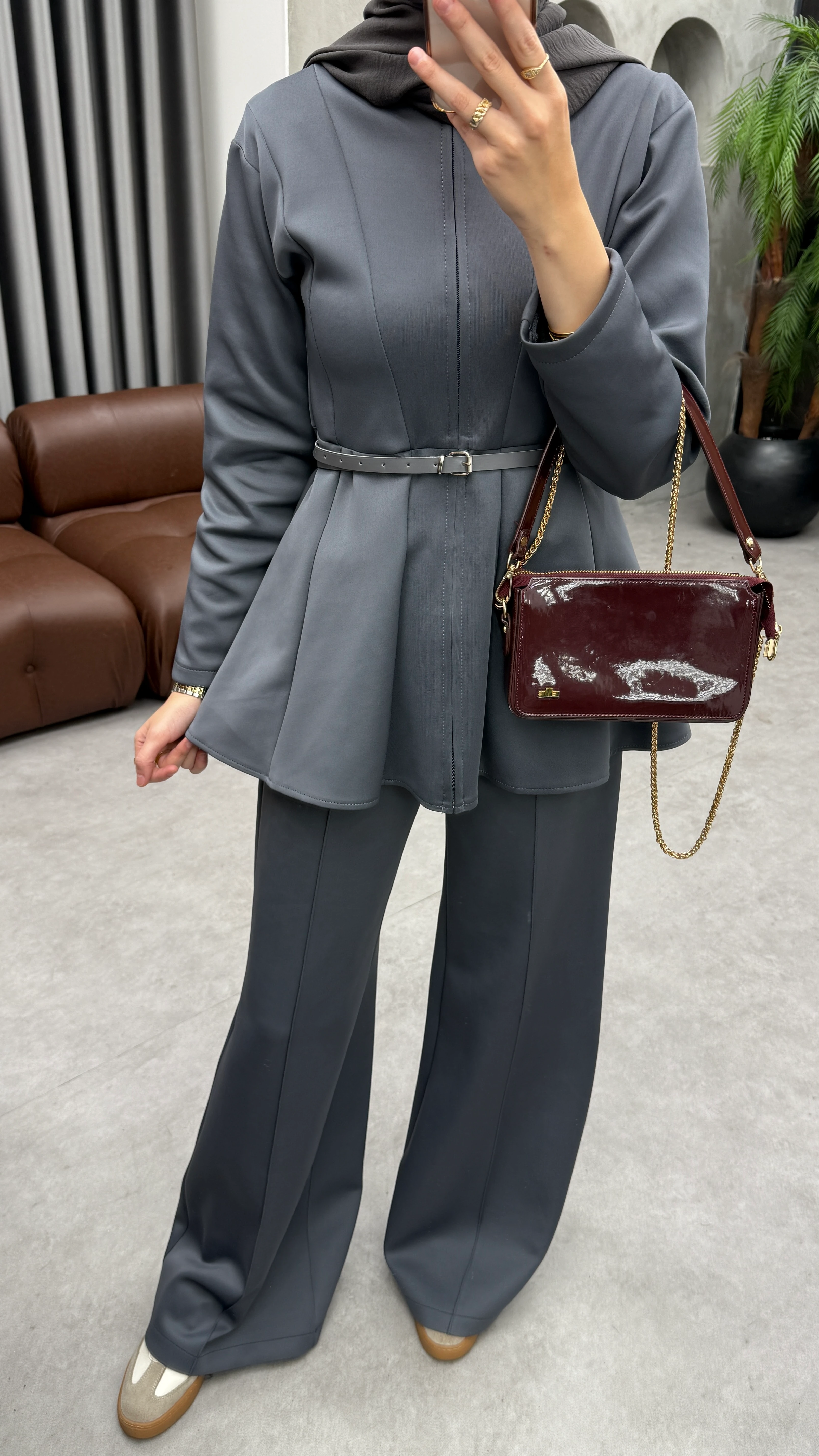 Suzi Scuba Takım - Gri