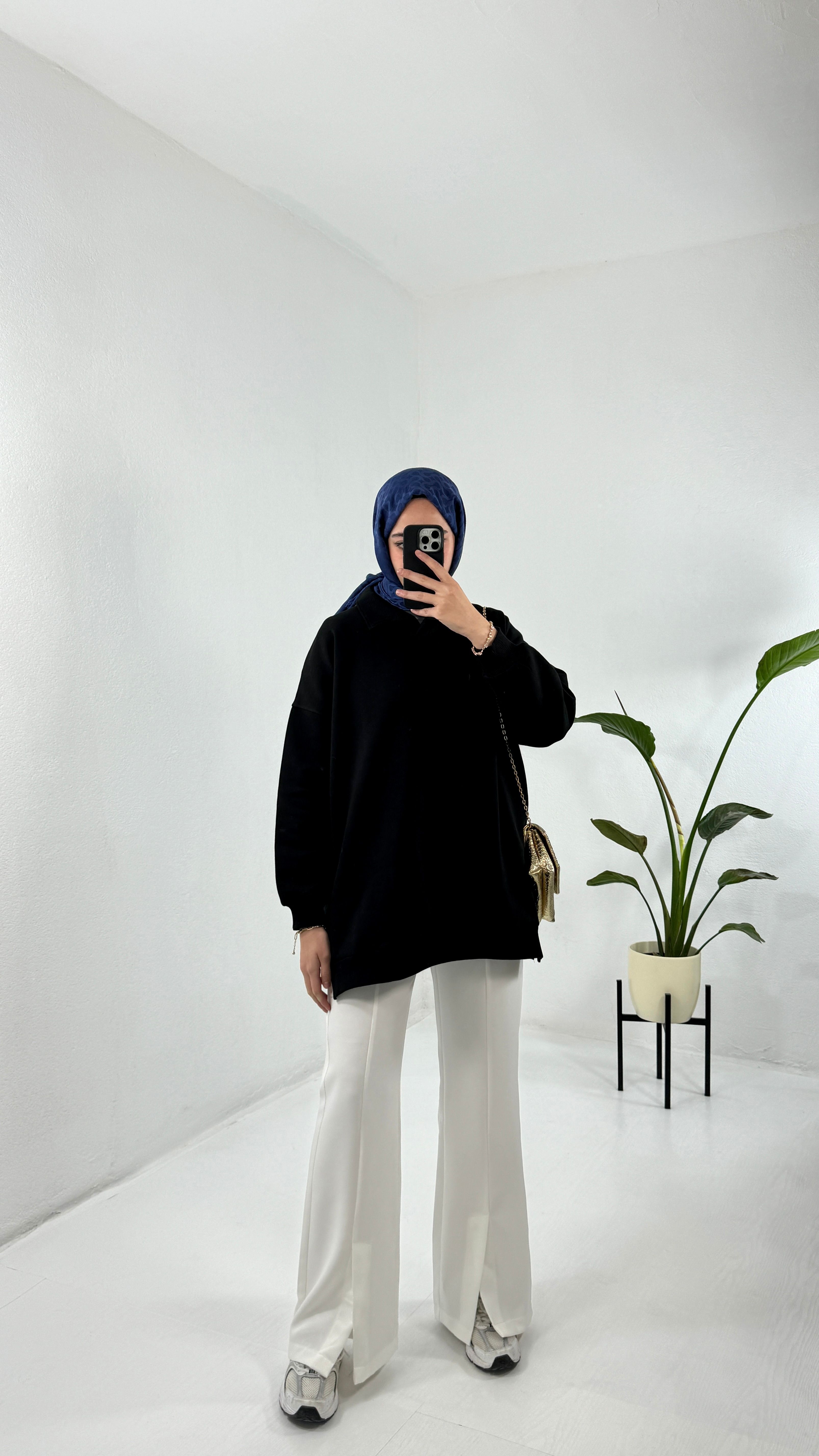 Polo Sweat - Siyah