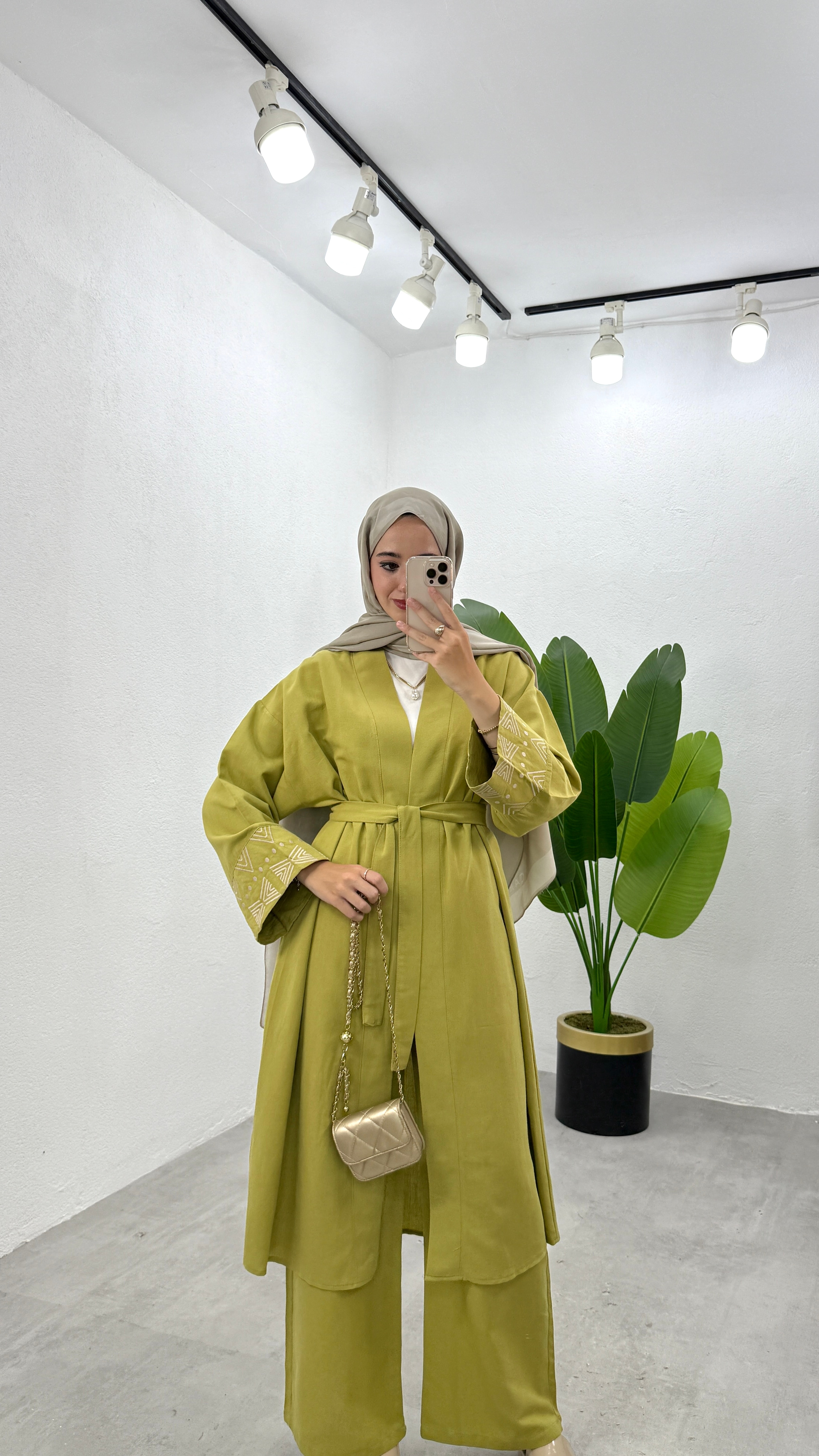 Nakışlı Kimono Takım