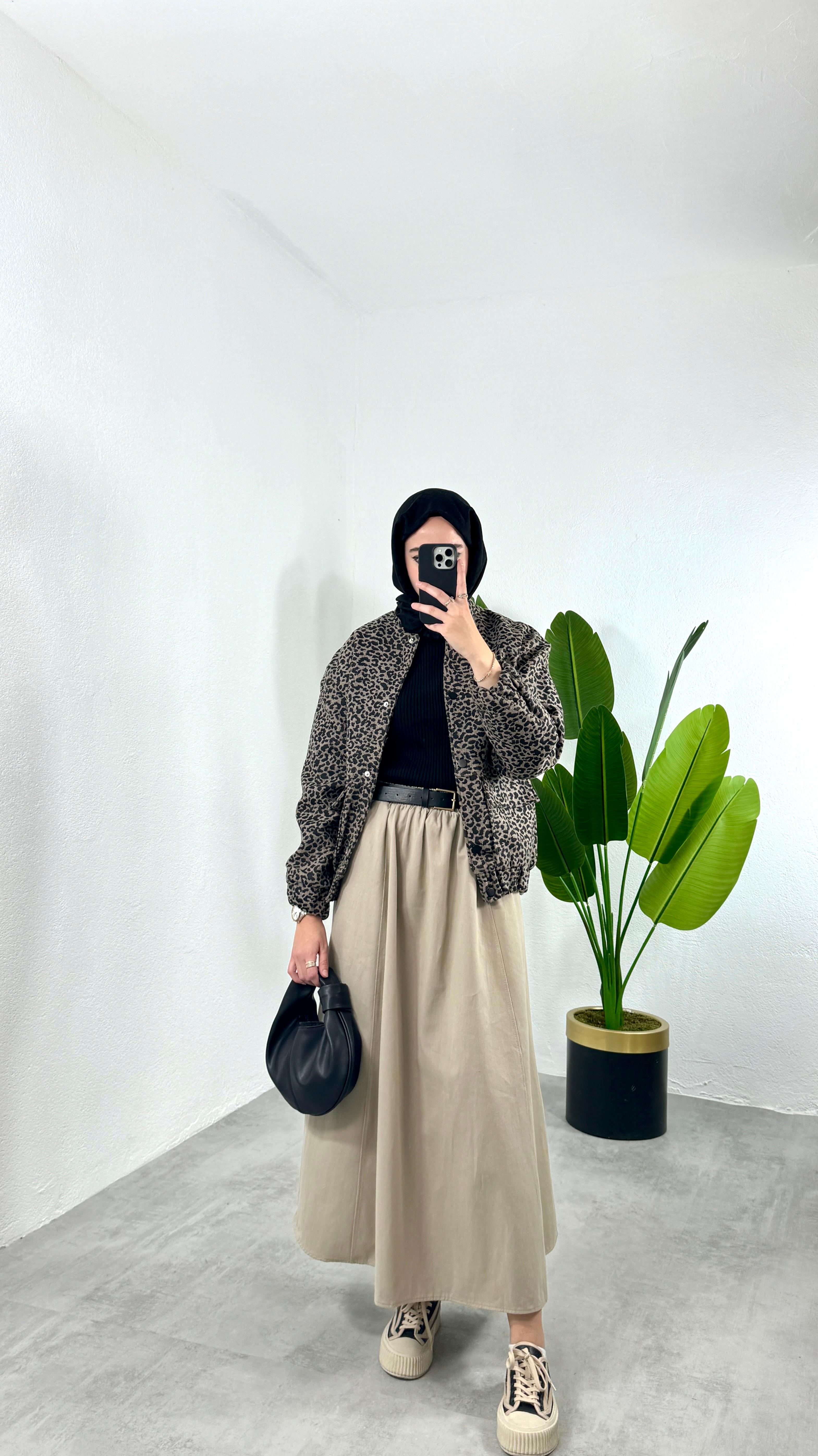 Zra Leopar Bomber Ceket