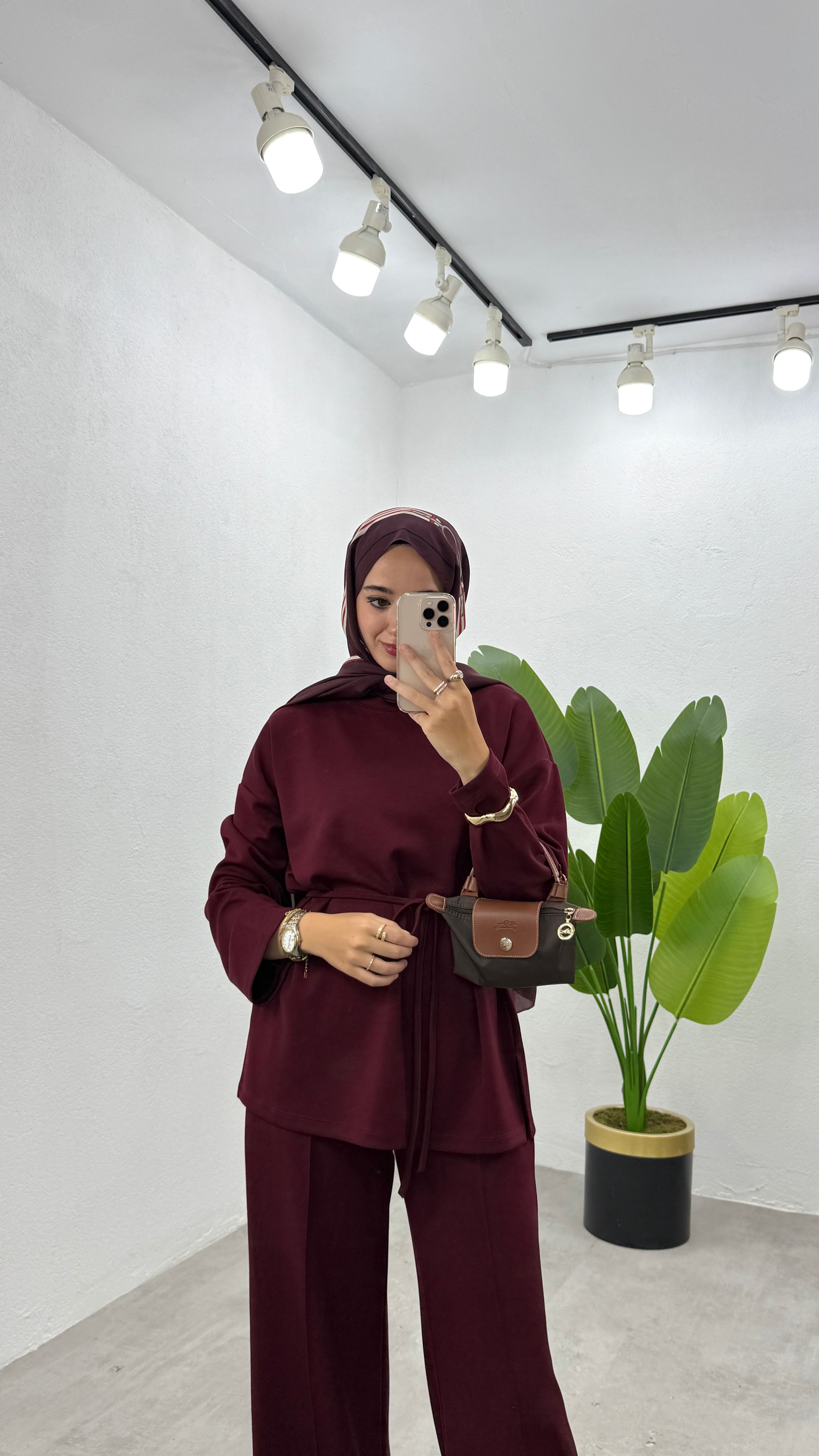 Oysh İkili Takım - Bordo