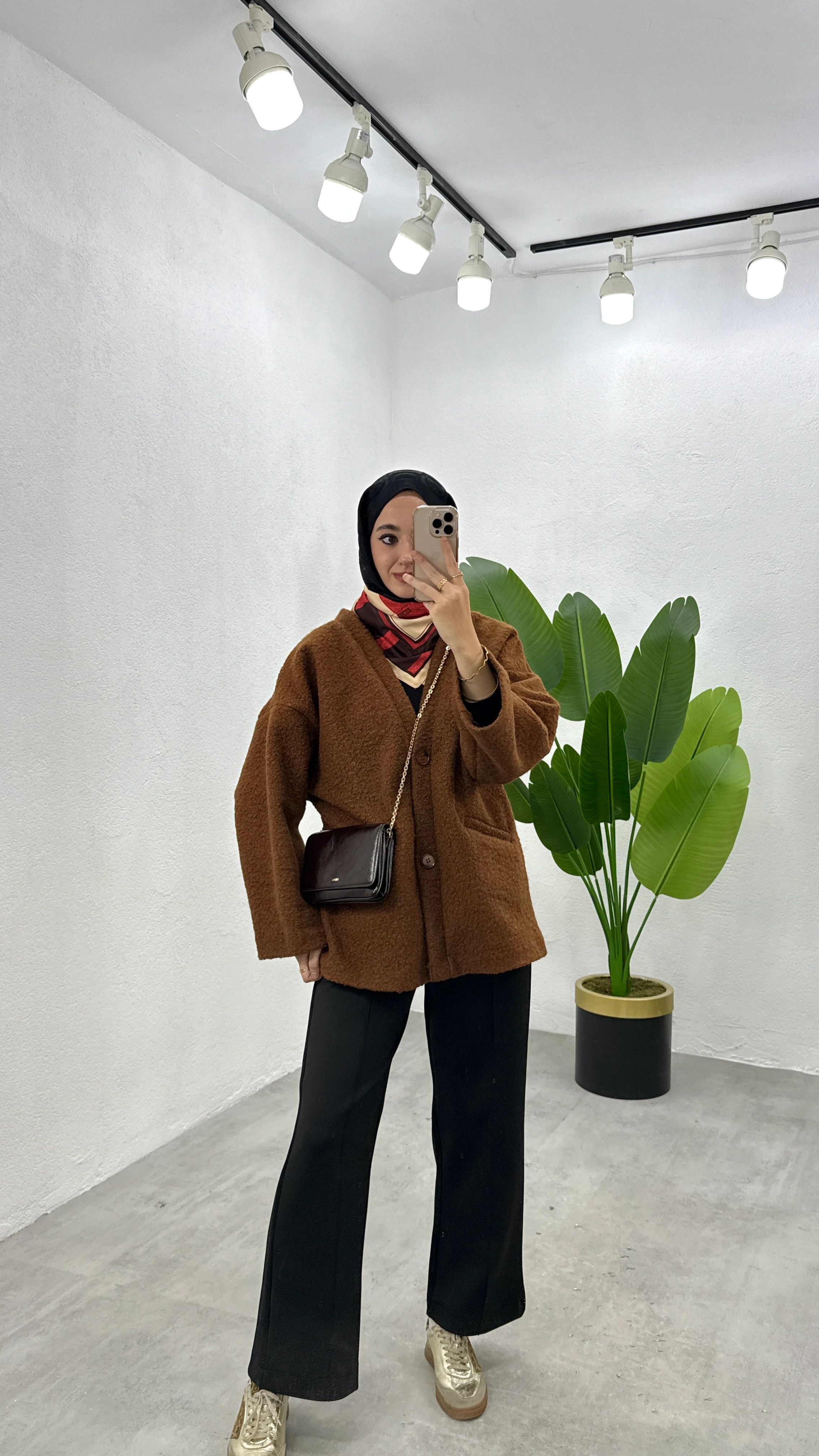 Kırçıllı Kemerli Ceket