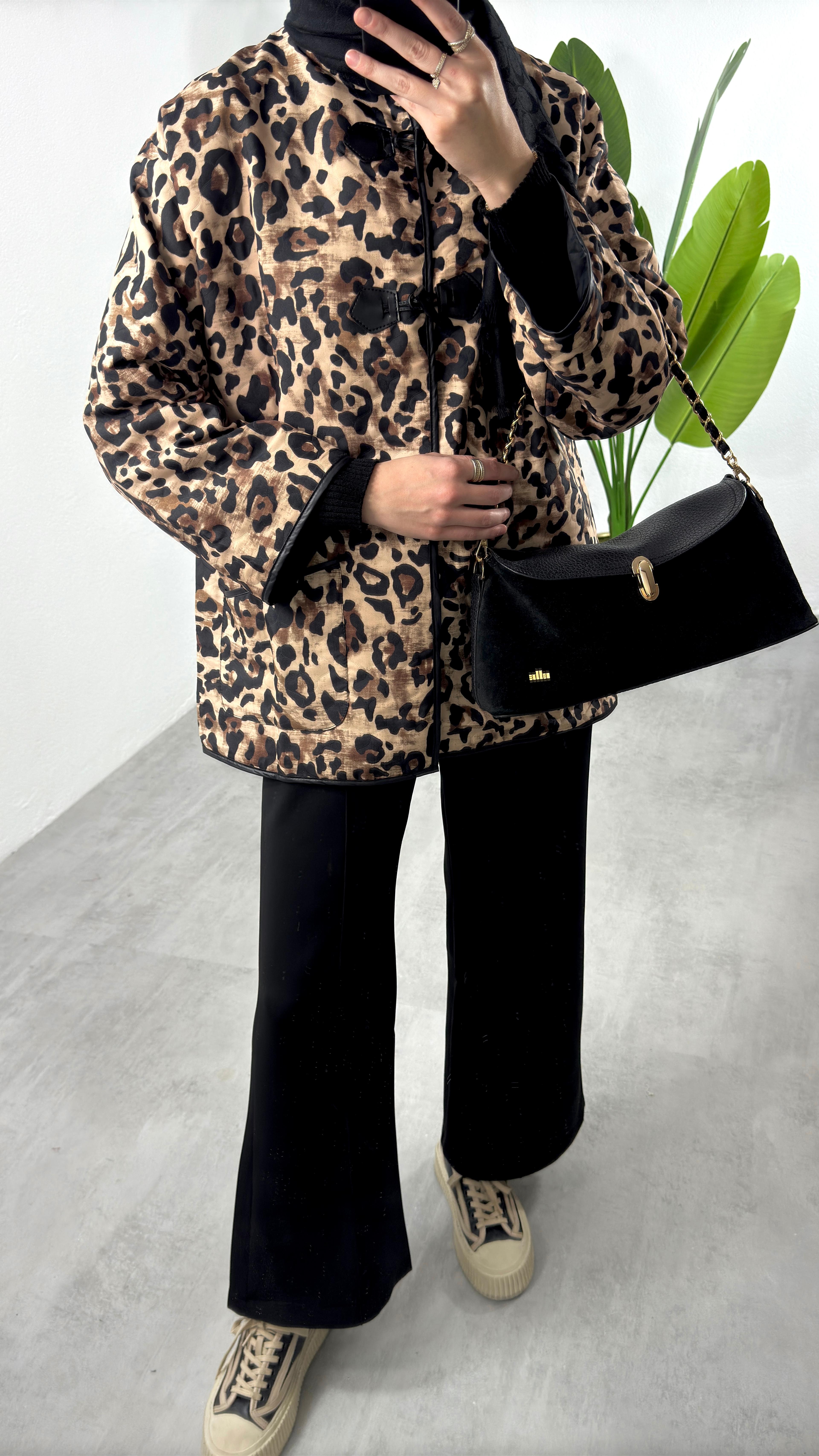 Leo Mevsimlik Ceket - leopar