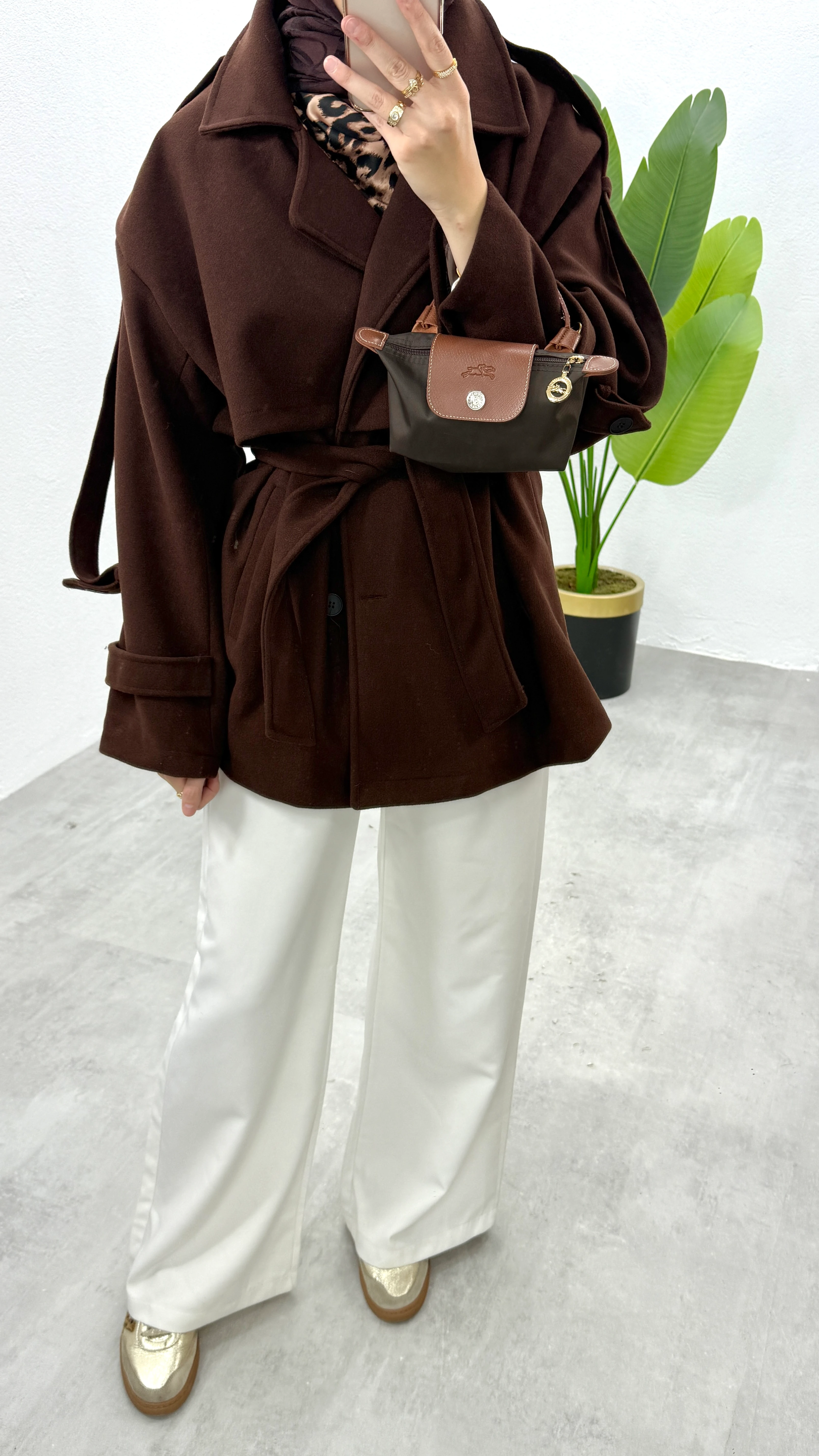 Araboy Kaşe Kaban - Kahve