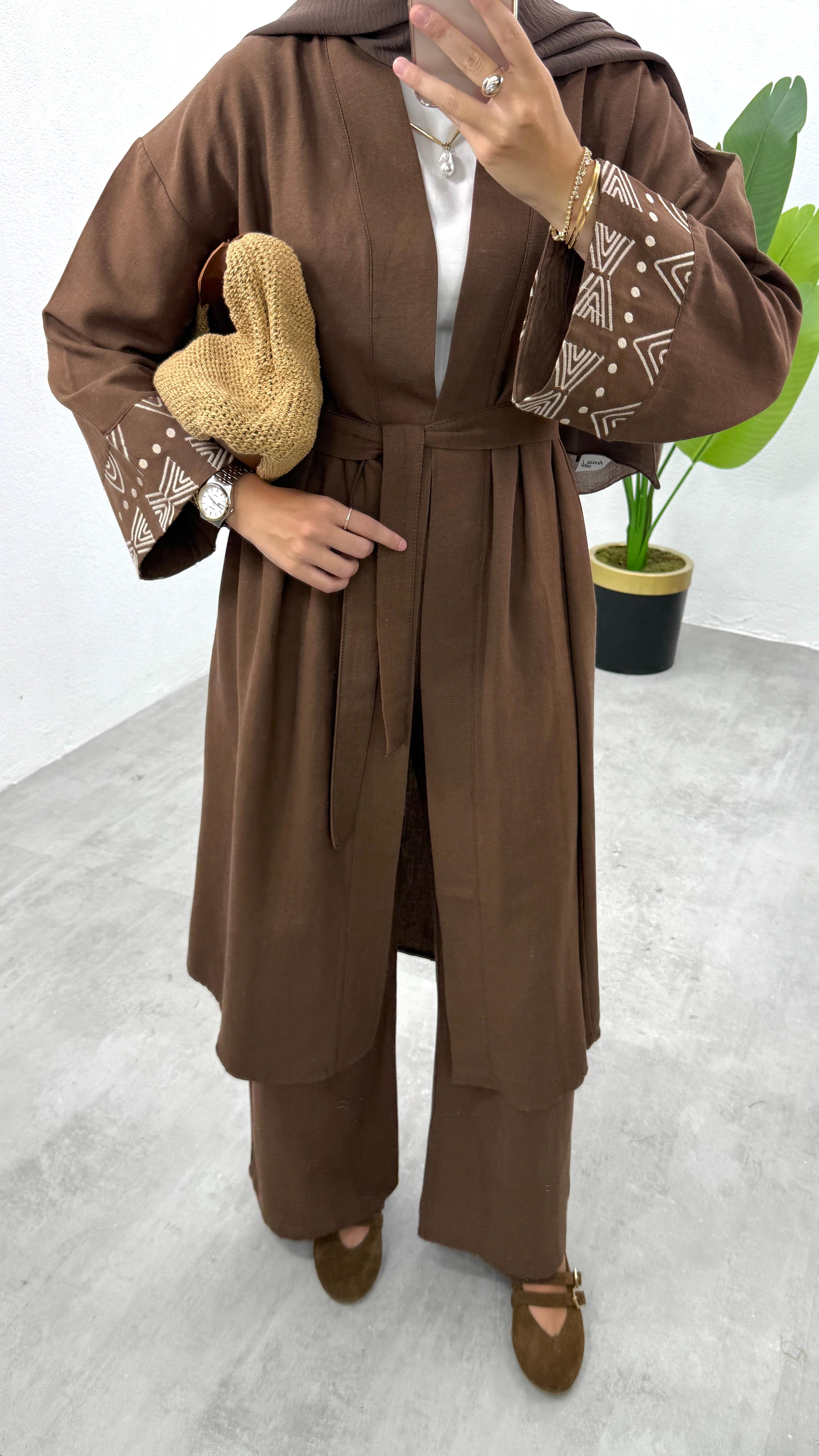 Nakışlı Kimono Takım