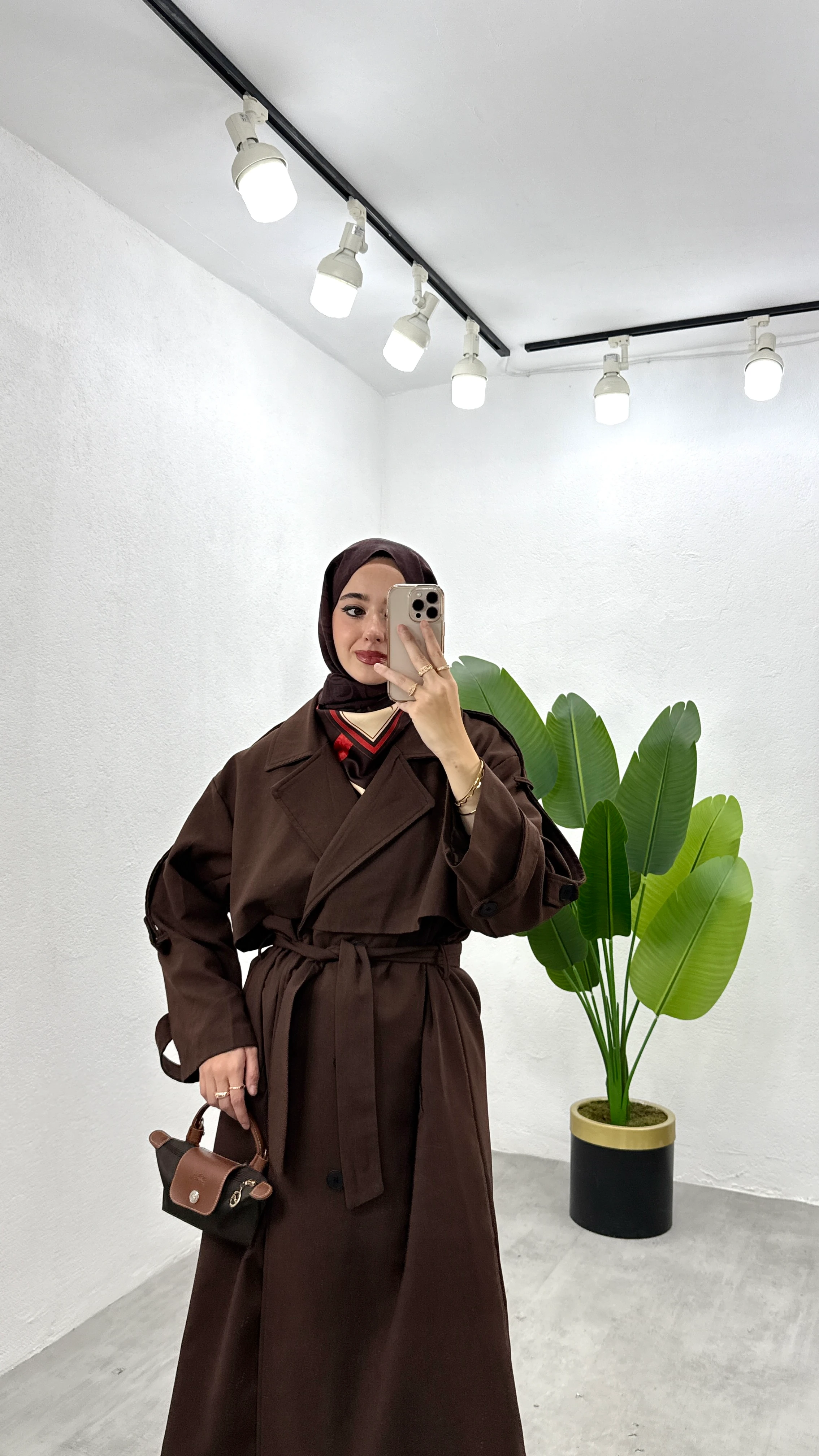 Tasarım Astarlı Trençkot