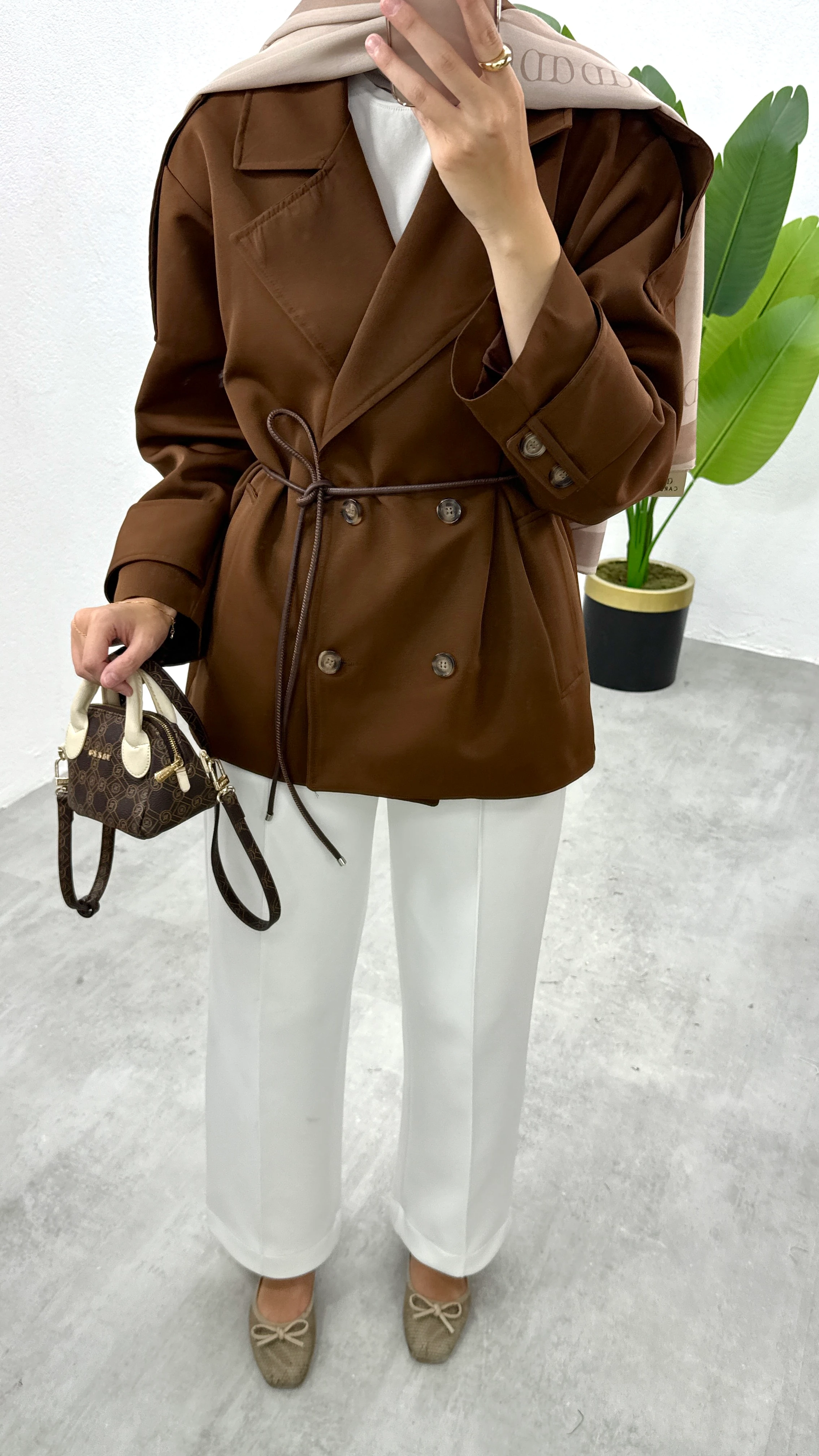 Touch Trençkot - Kahve