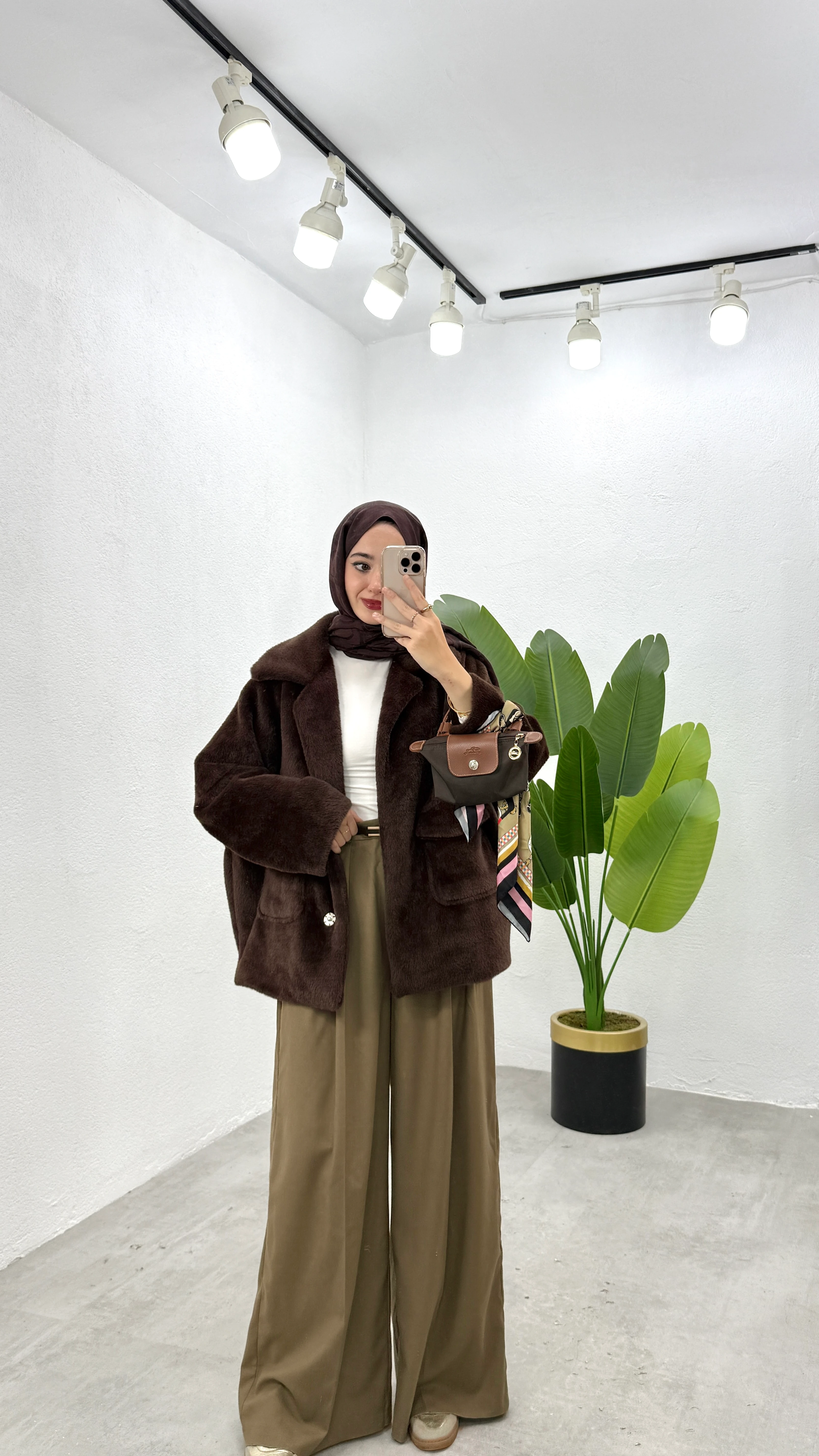 Roma Premium Kürk - Kahve