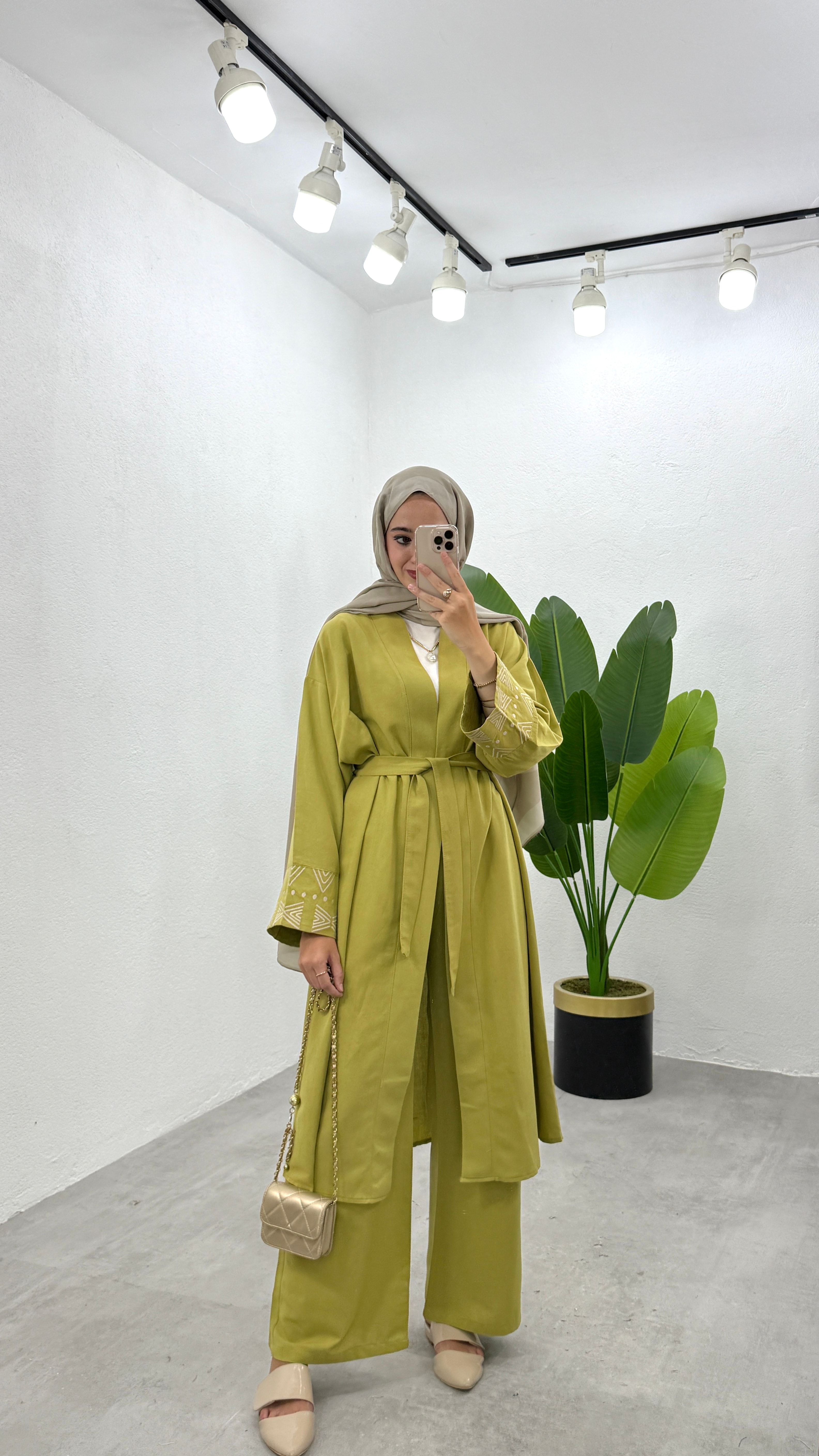 Nakışlı Kimono Takım