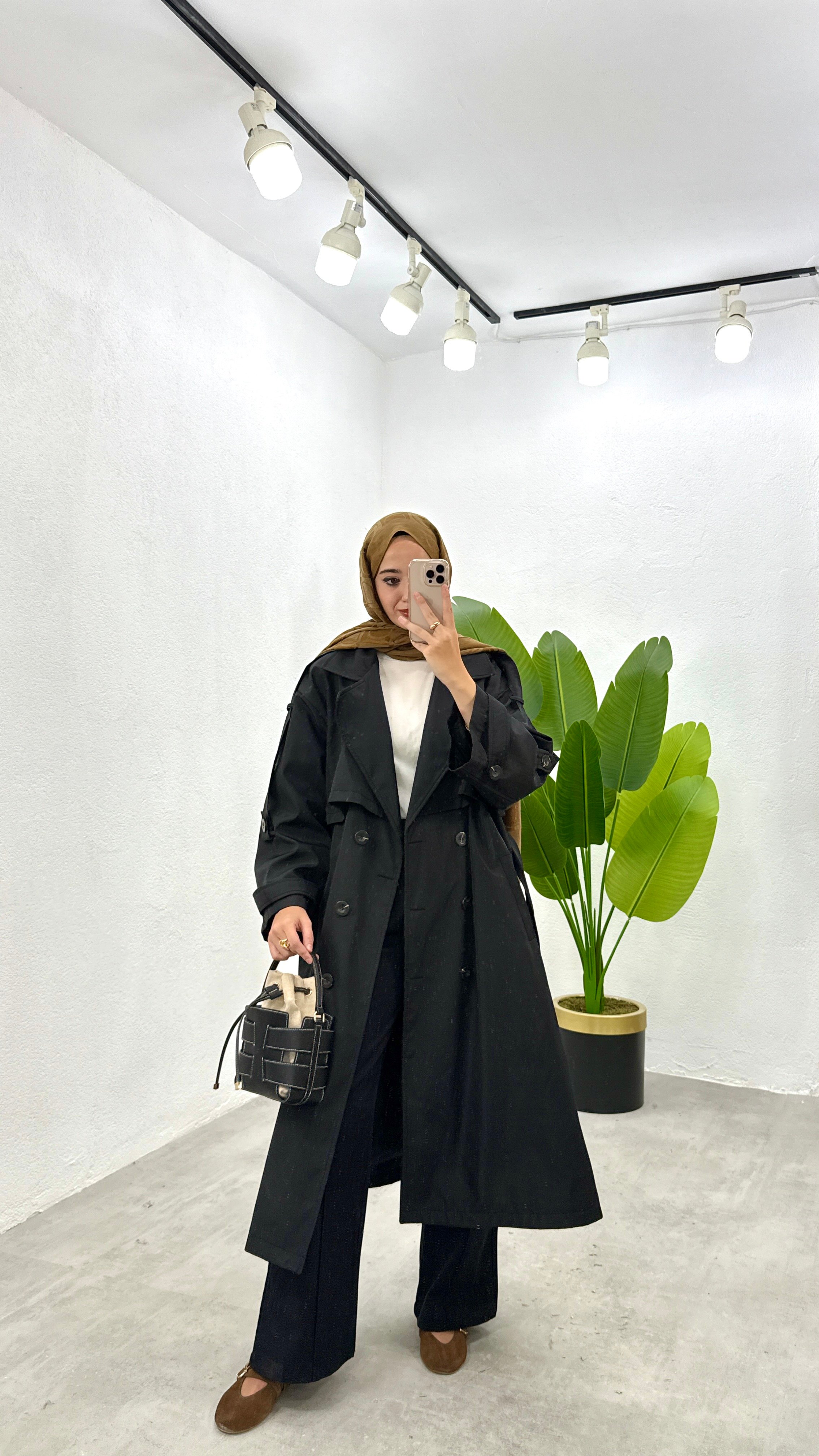Gabardin Pantolon - Siyah