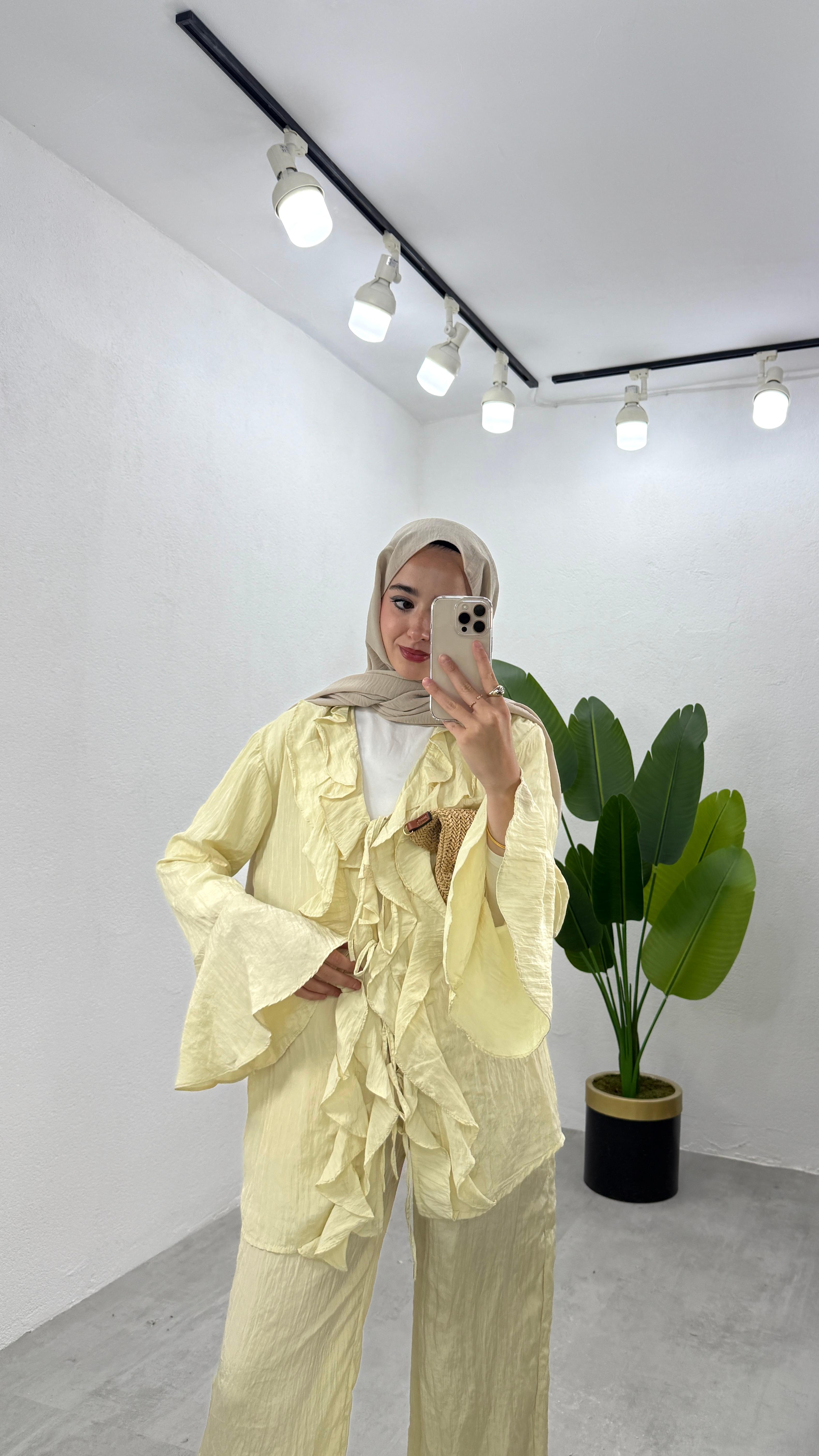 Fırfır Kimono Takım