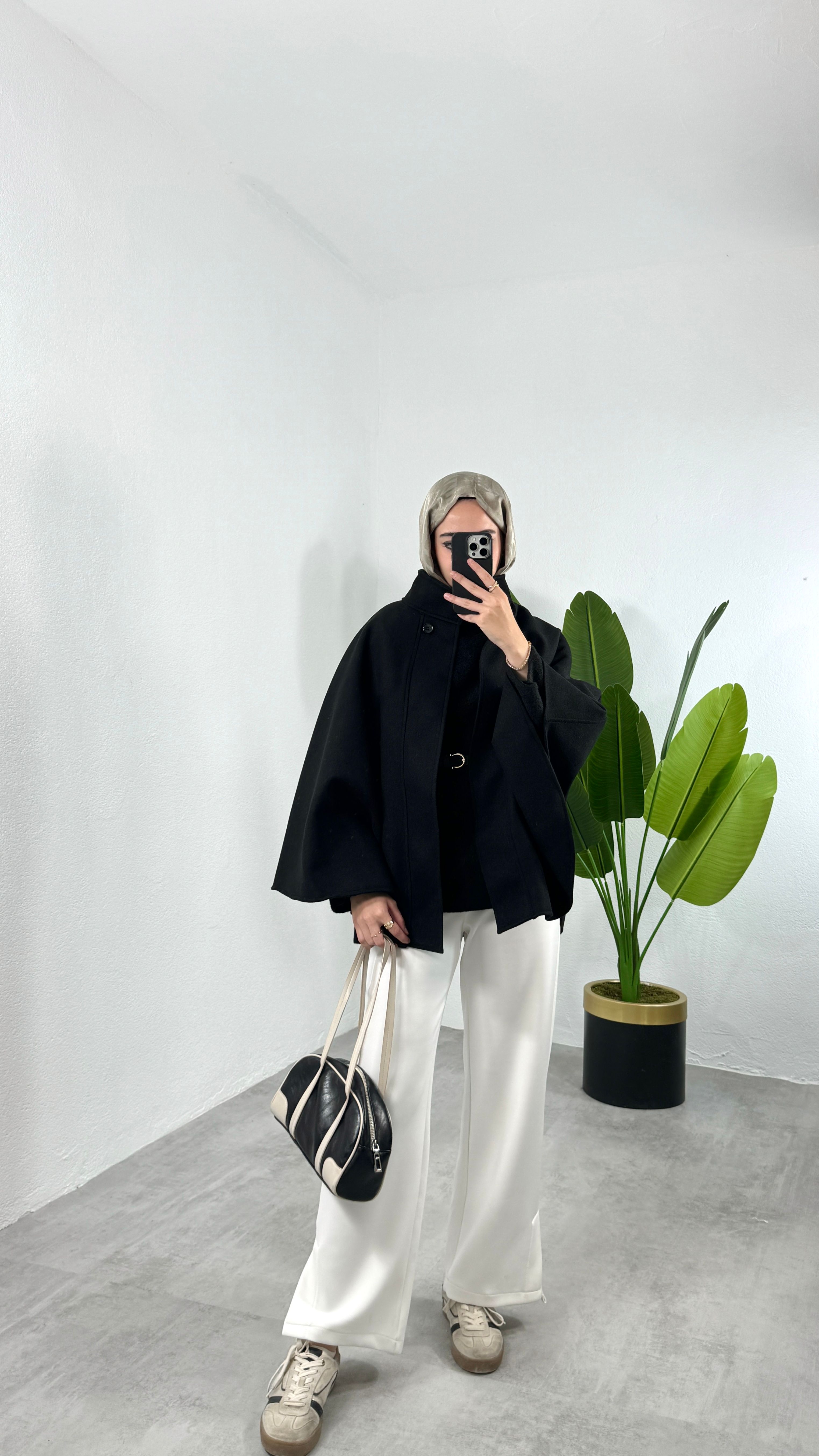 Kaşe Sweat - Siyah