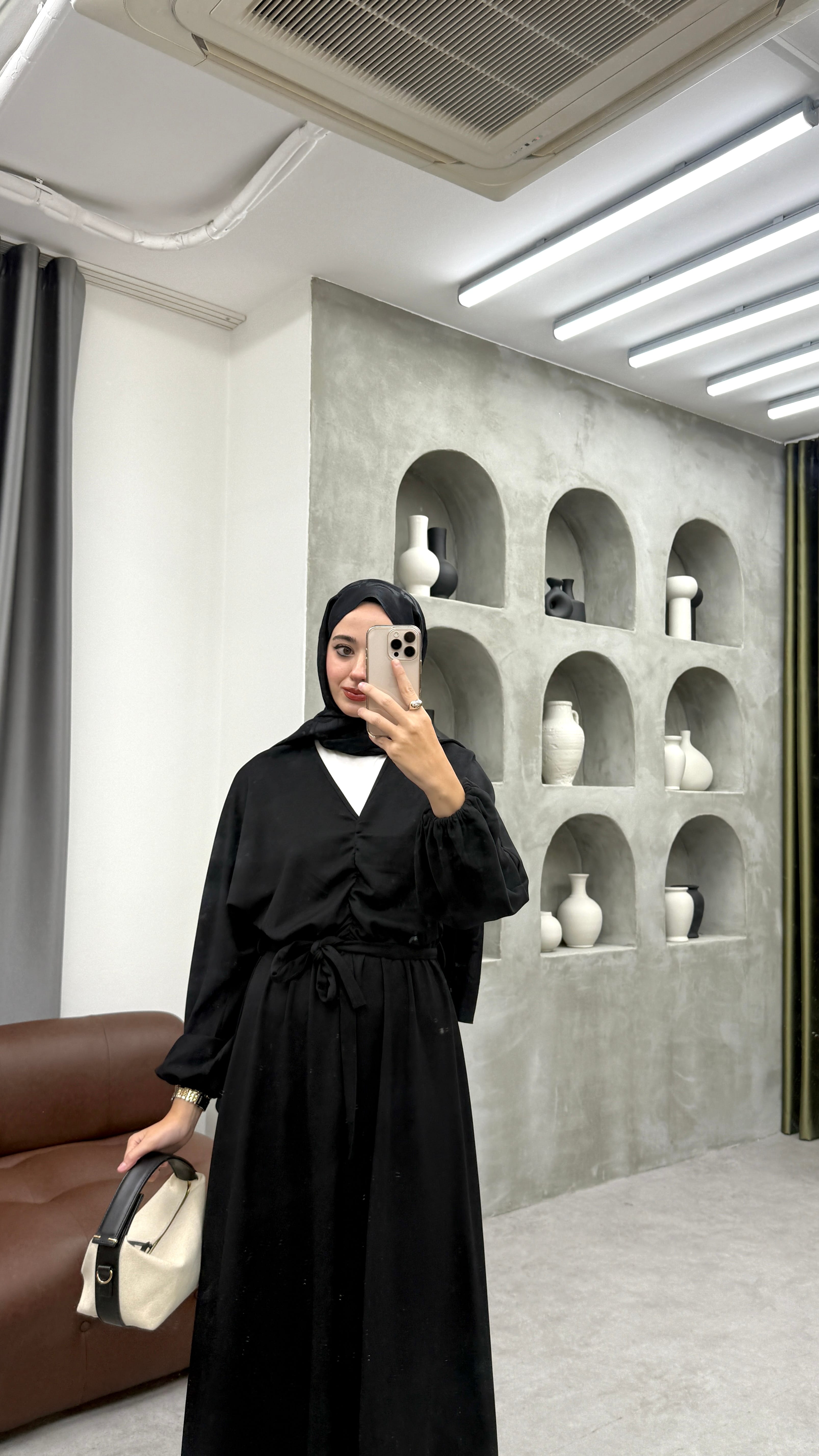 Oysh Oversize Elbise - Siyah
