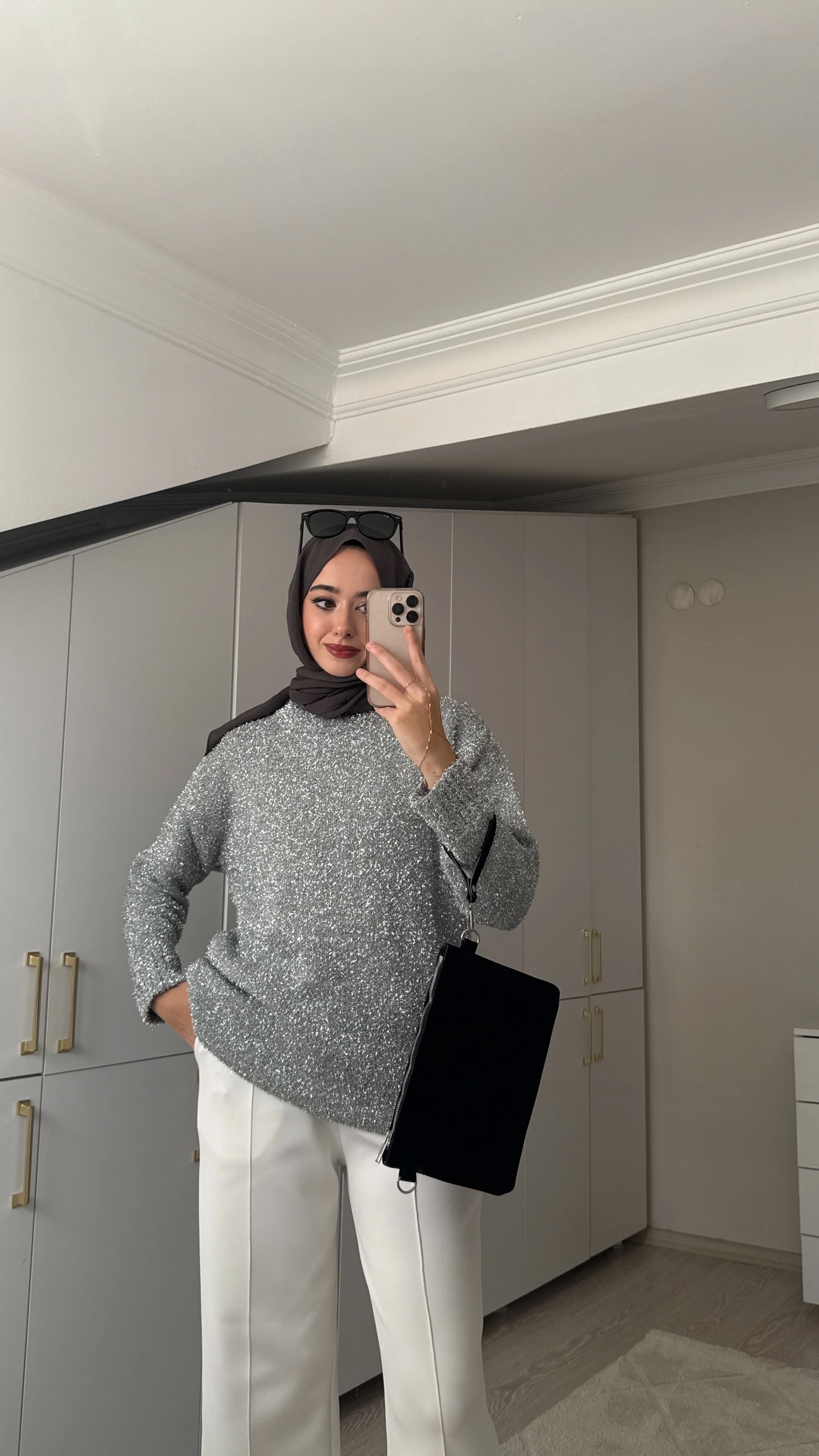 Simli Triko Kazak - Silver