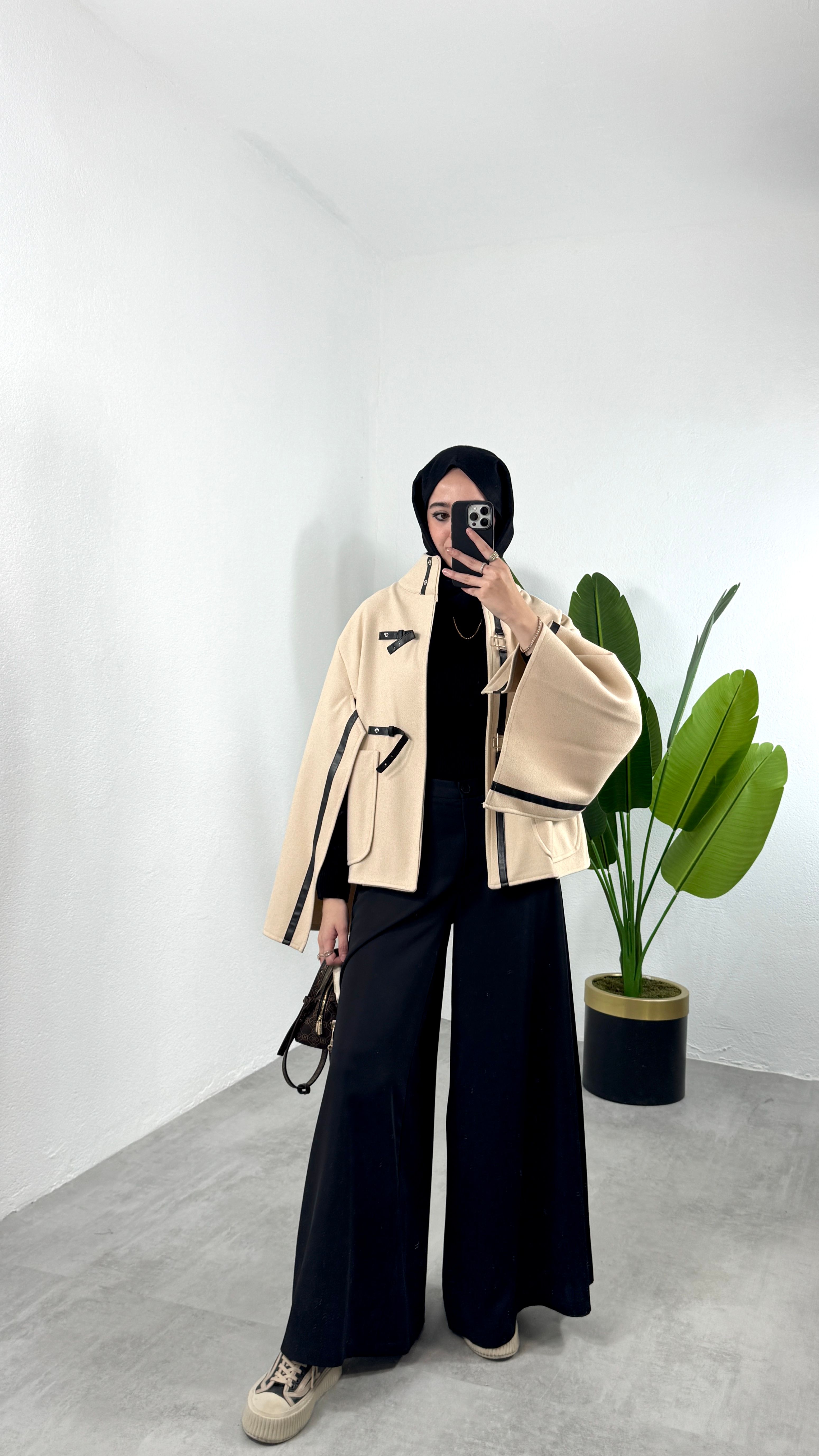 Saten Pantolon Etek