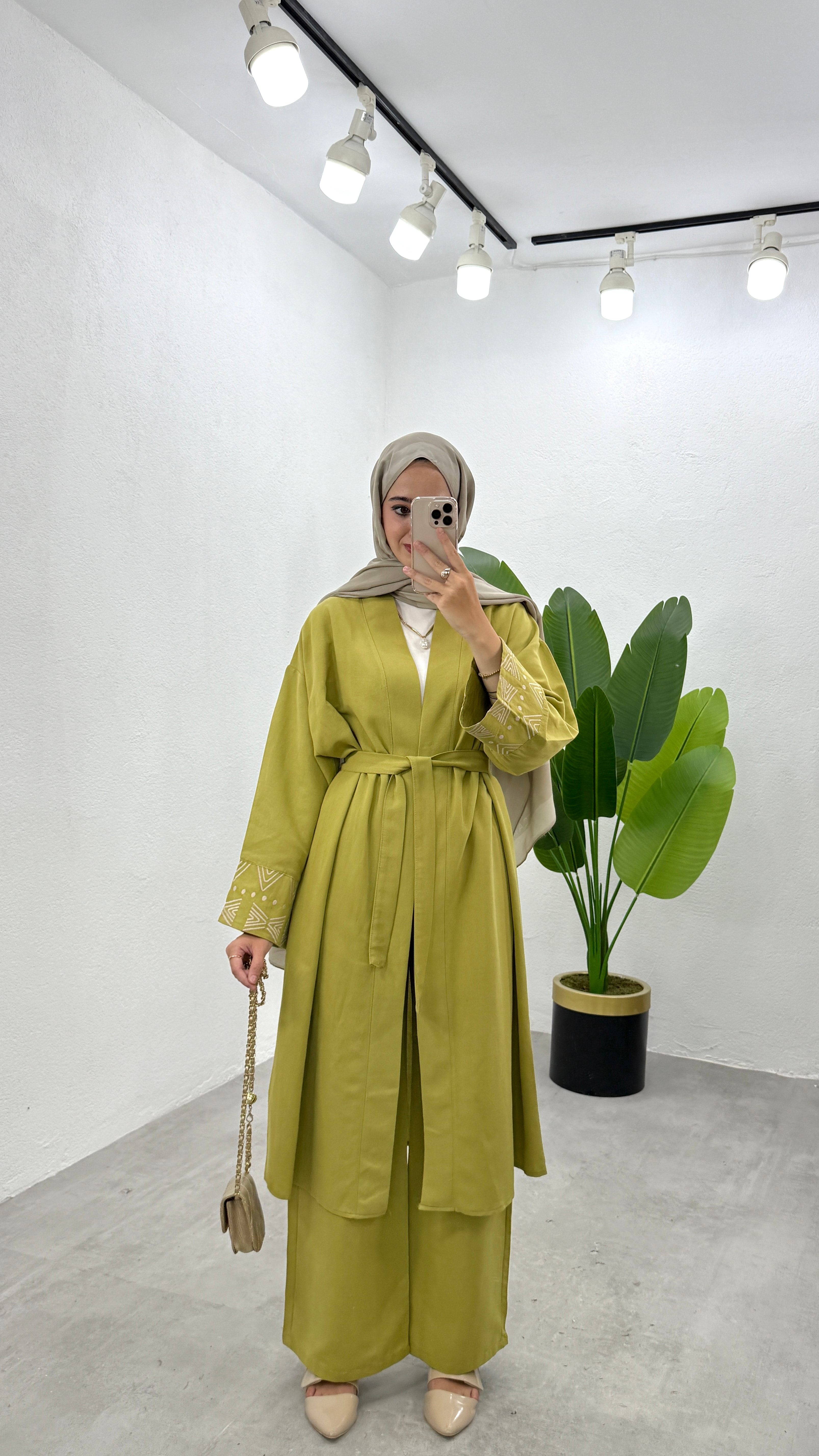 Nakışlı Kimono Takım