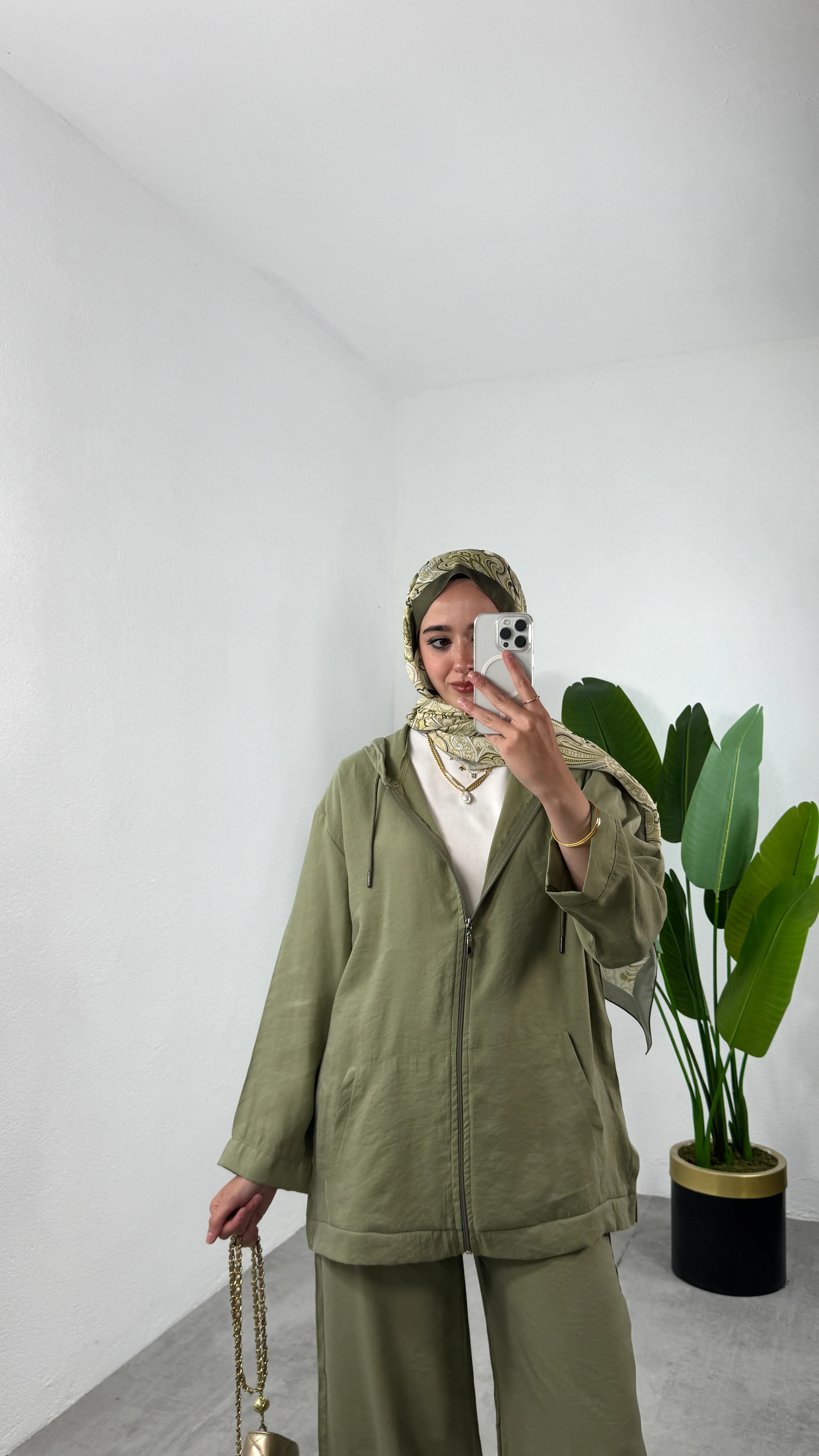 Kapüşonlu Modal Takım