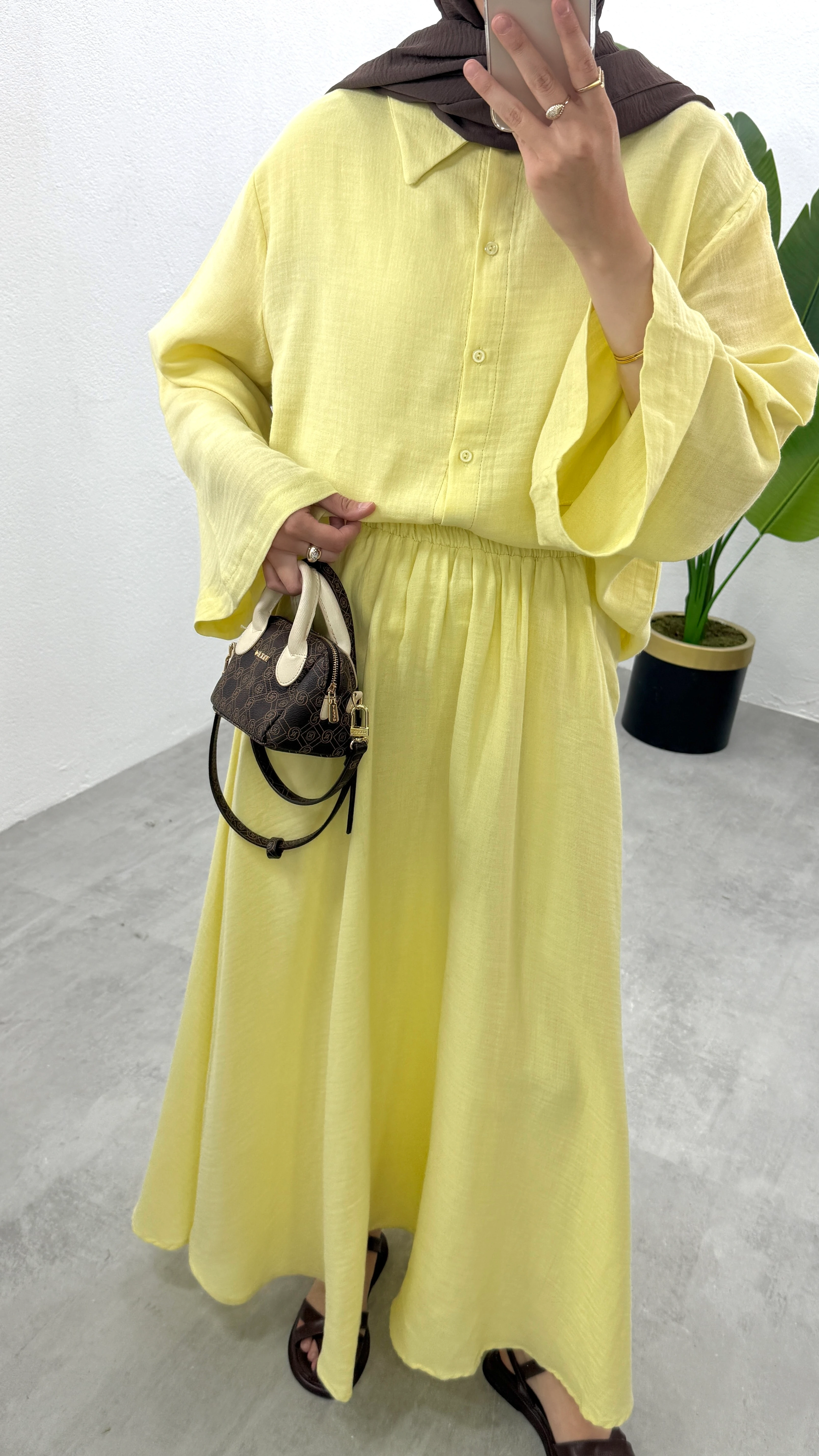 Lia Müslin Etekli Takım