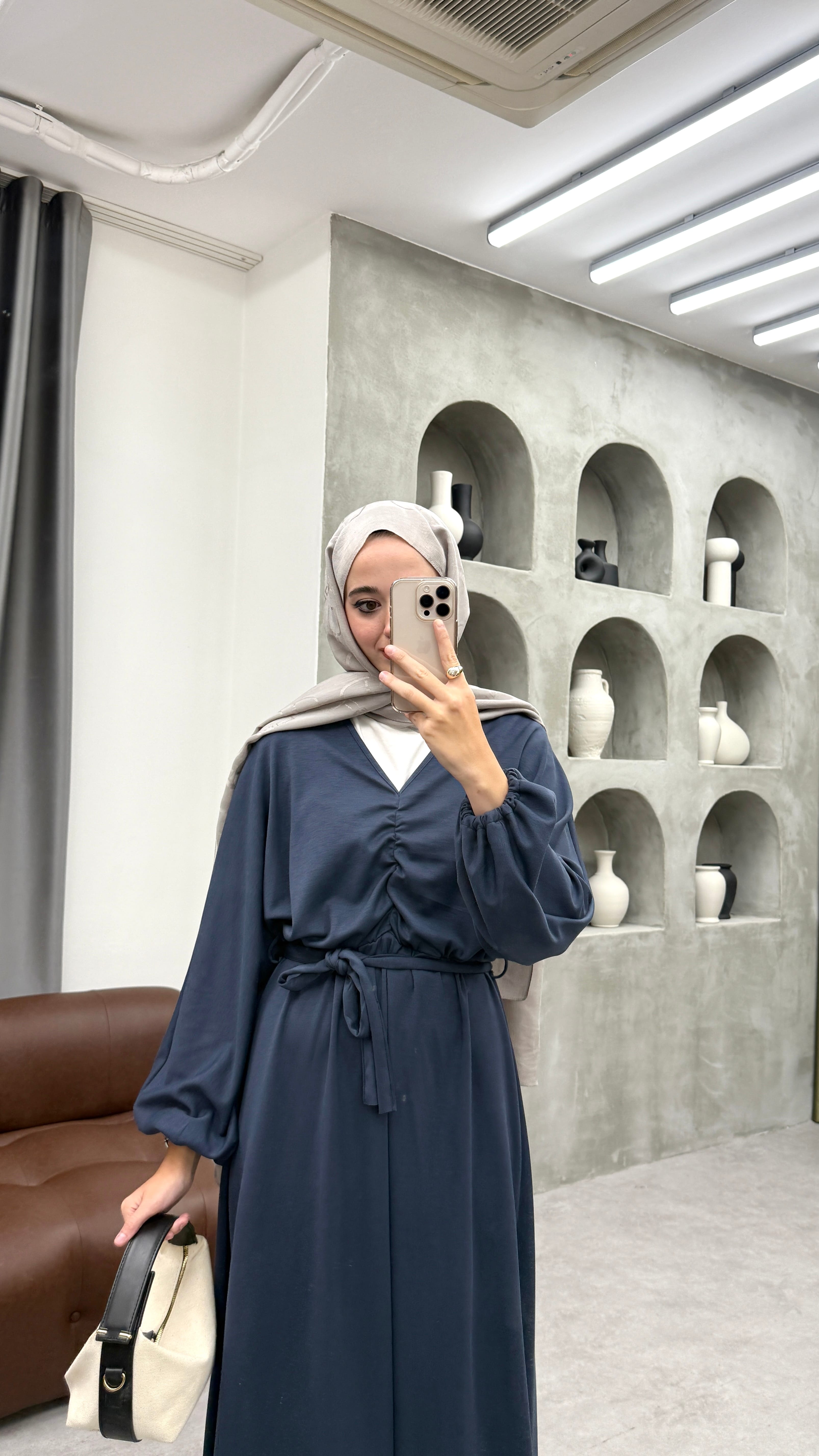 Oysh Oversize Elbise - Antrasit