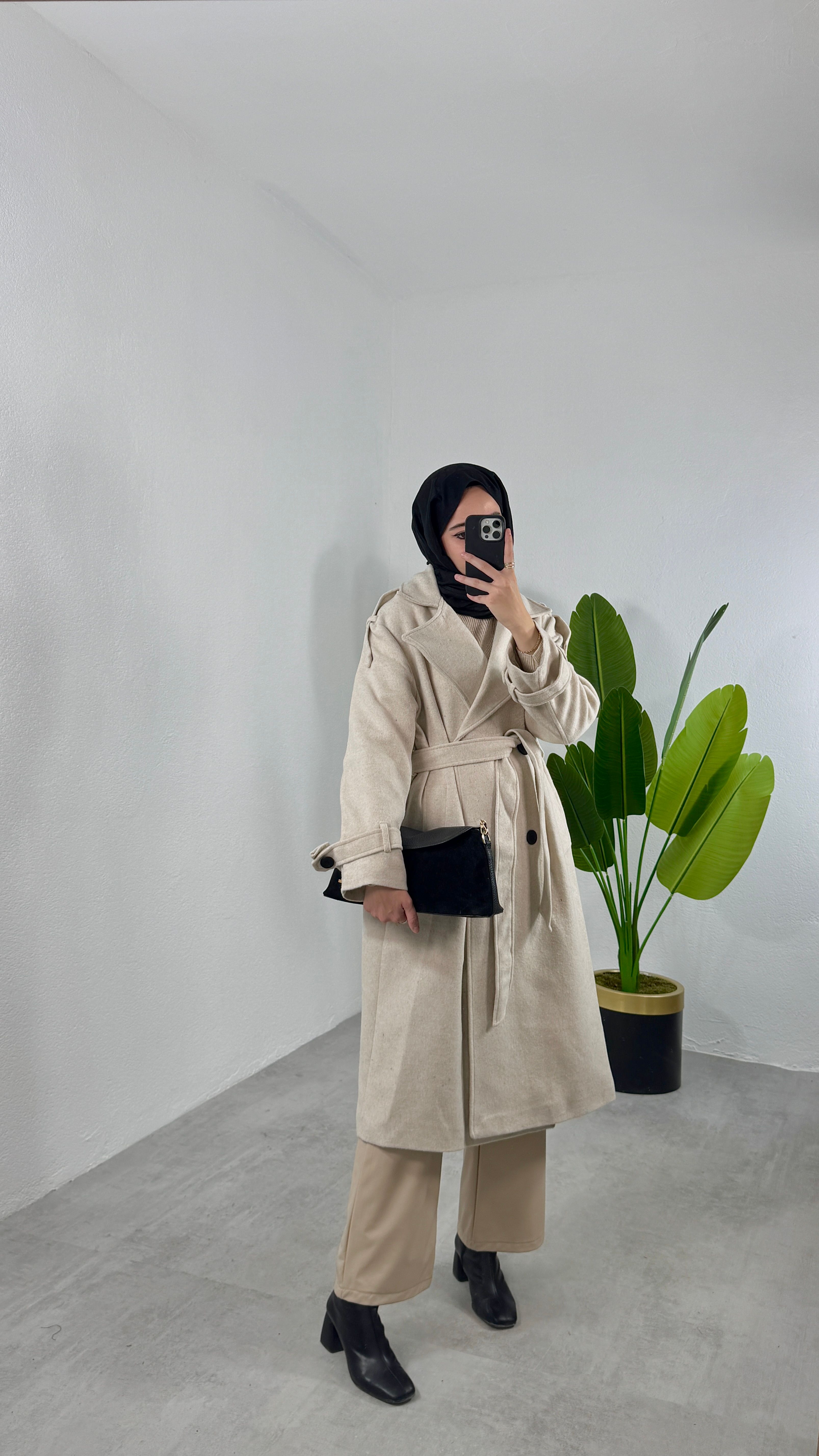 Massimo Oversize Kaban - Taş