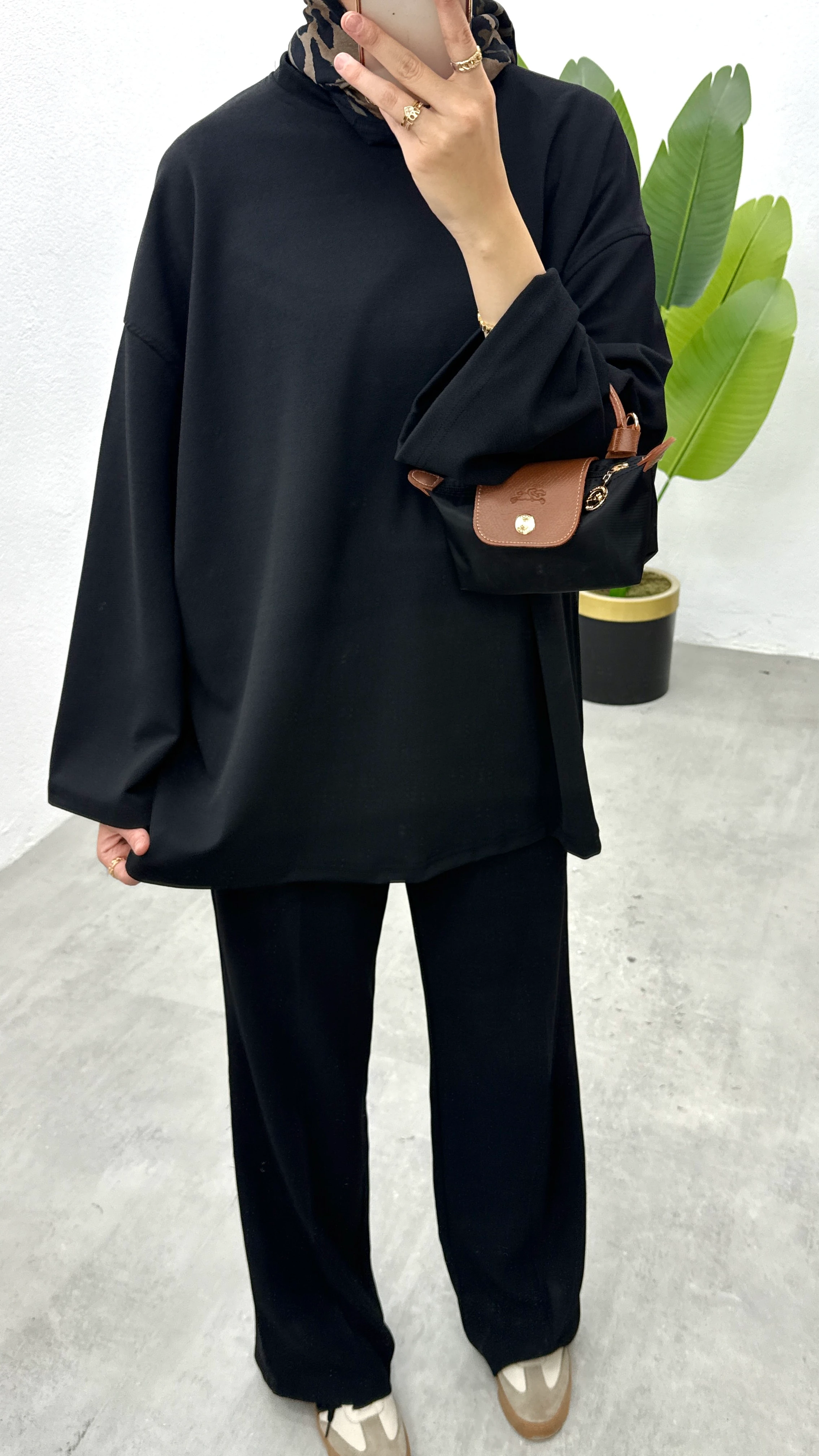 Basic Sweatshirt - Siyah