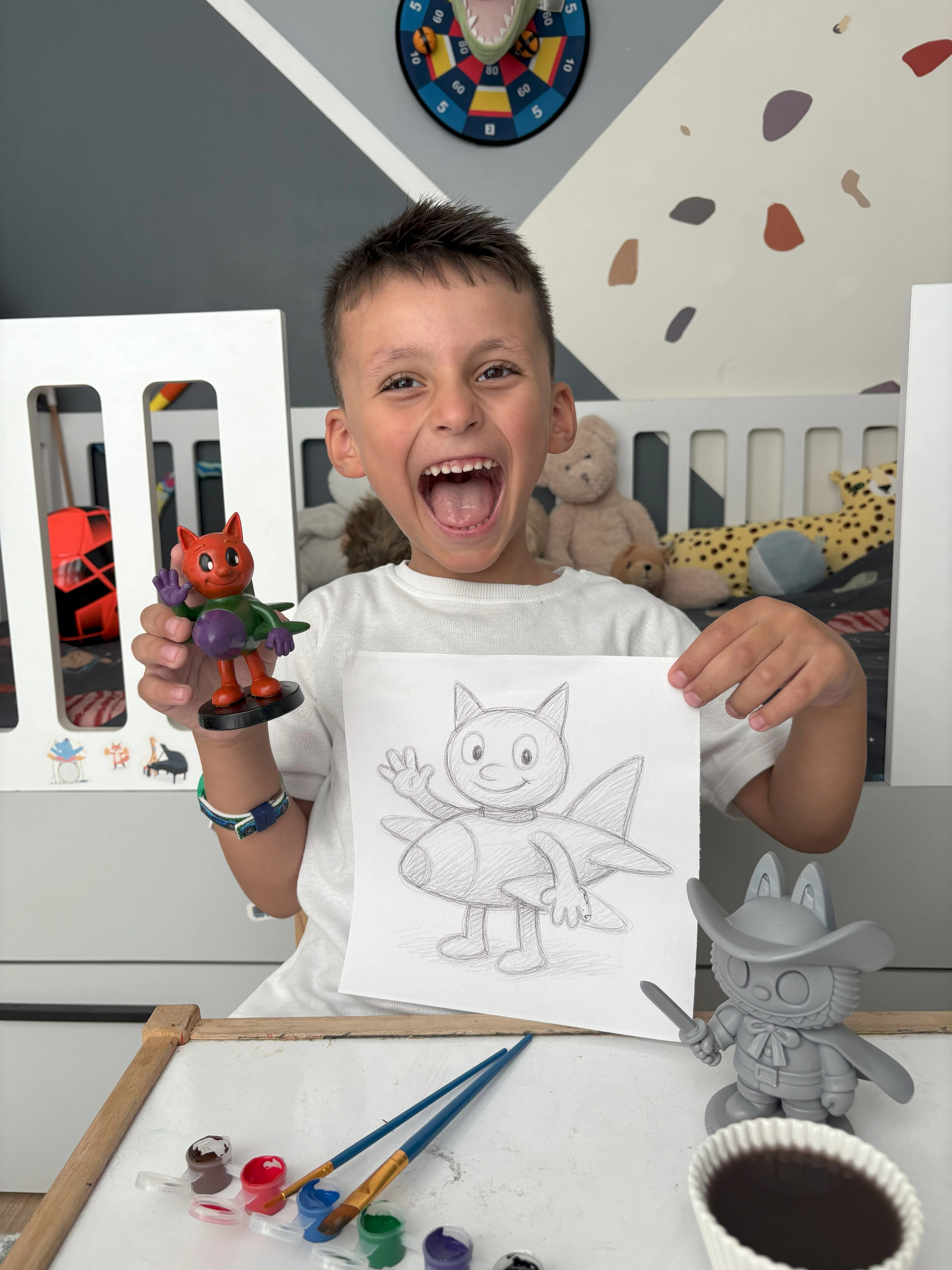 Çocuk Çiziminden Oyuncak – Boyama ve Aktivite Seti