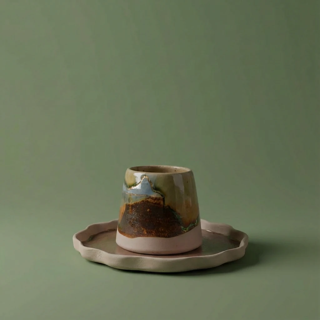 Derin Türk Kahvesi Fincanı