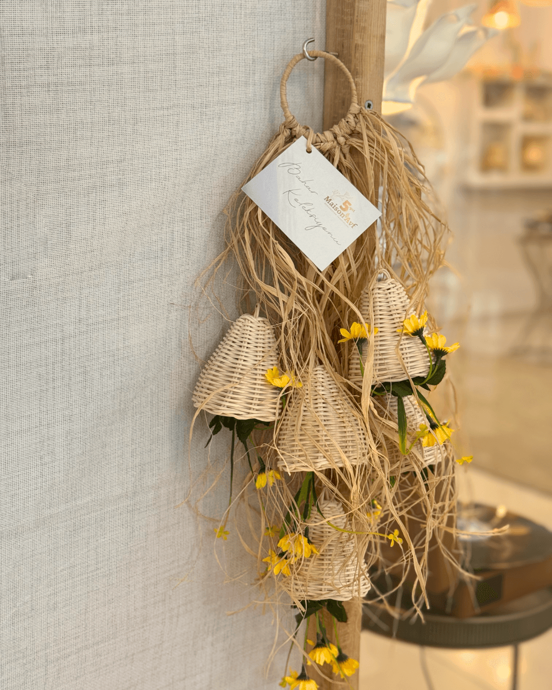 Sunflower Dekoratif Çan Kapı Süsü